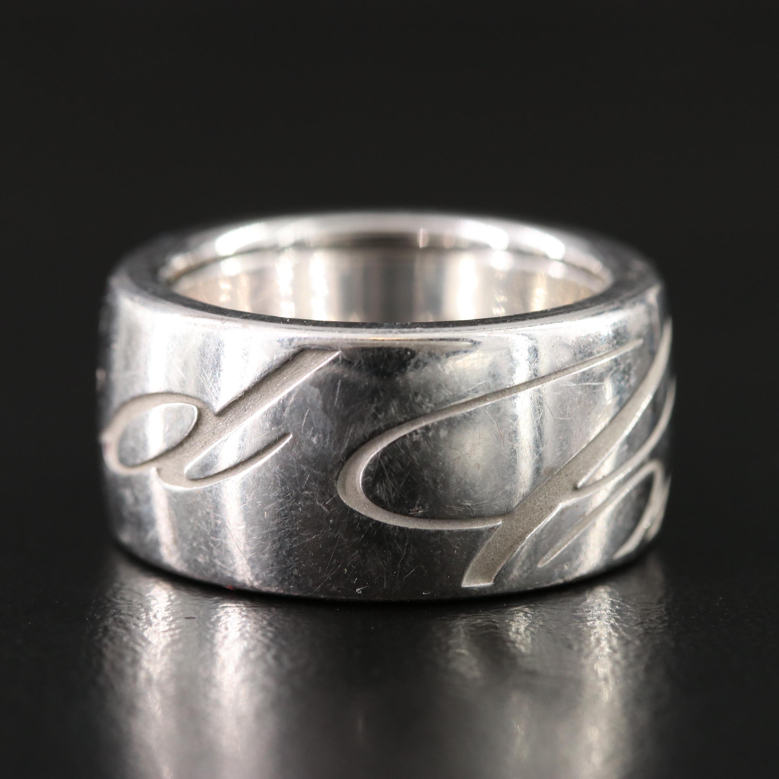 Chopard Chopardissimo 18K Signature Revolving Ring