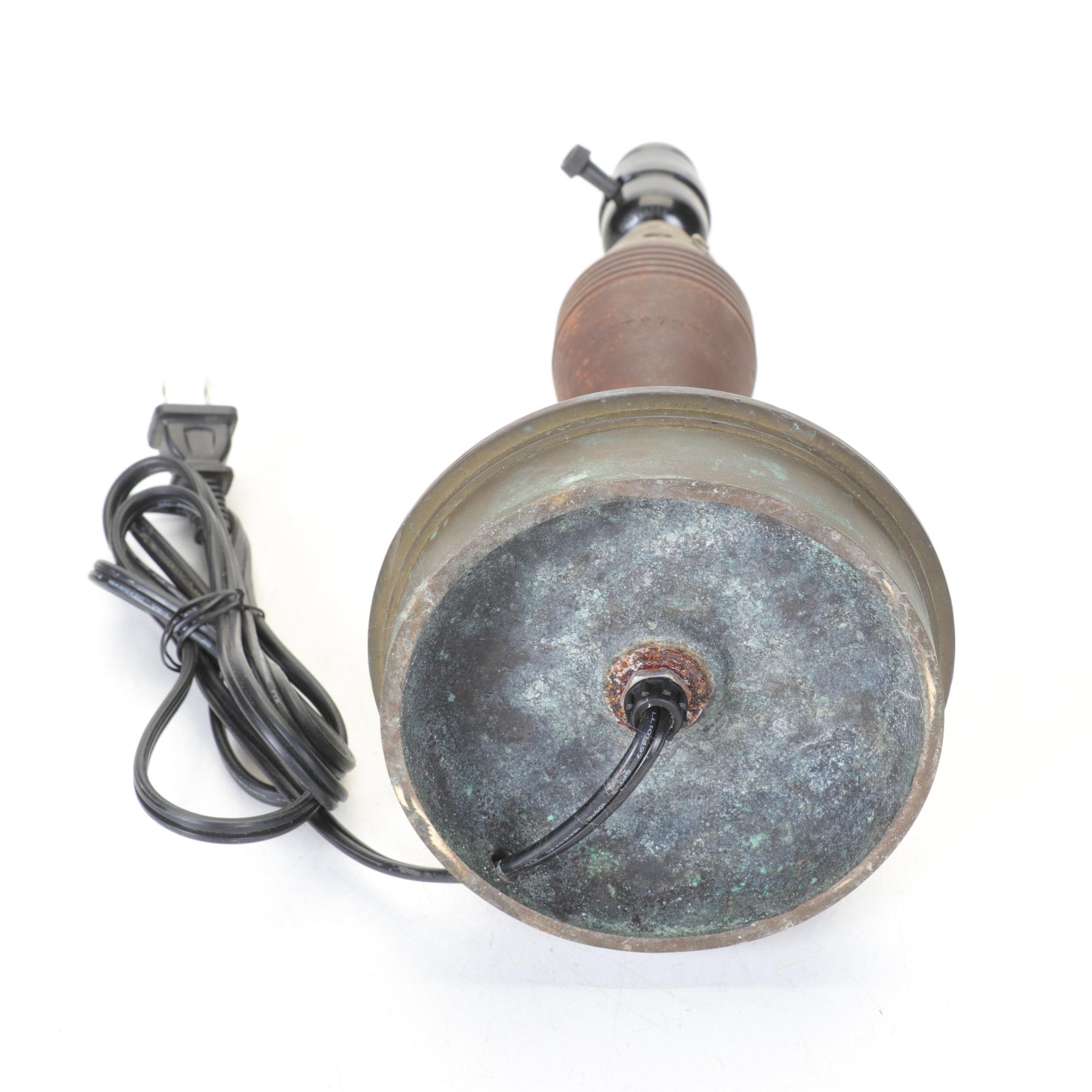 WW2 Era M49A2 Mortar Shell Table Lamp