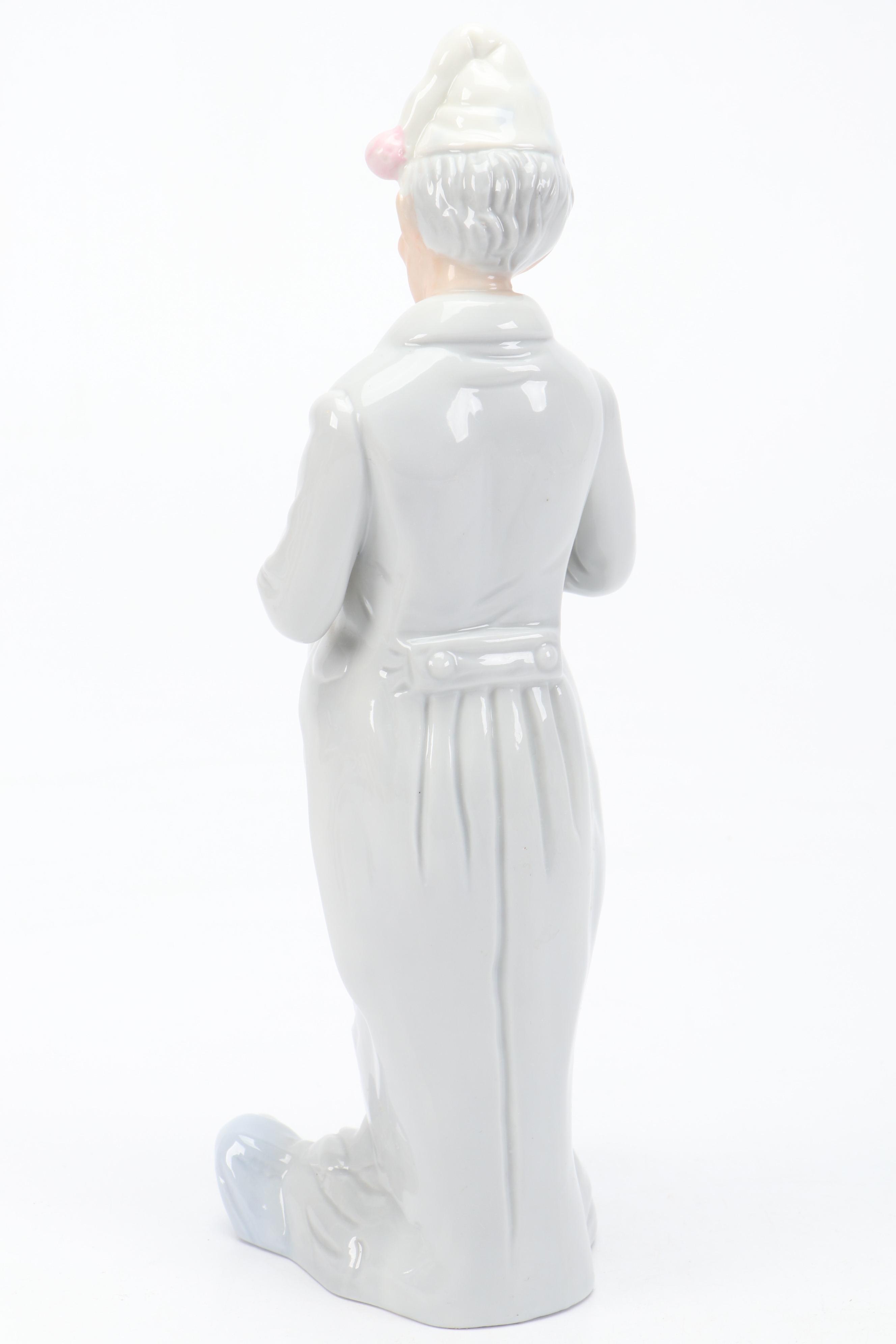 Lladró Porcelain "Tired Friend" and "Love Letter" with Other Porcelain Figurine