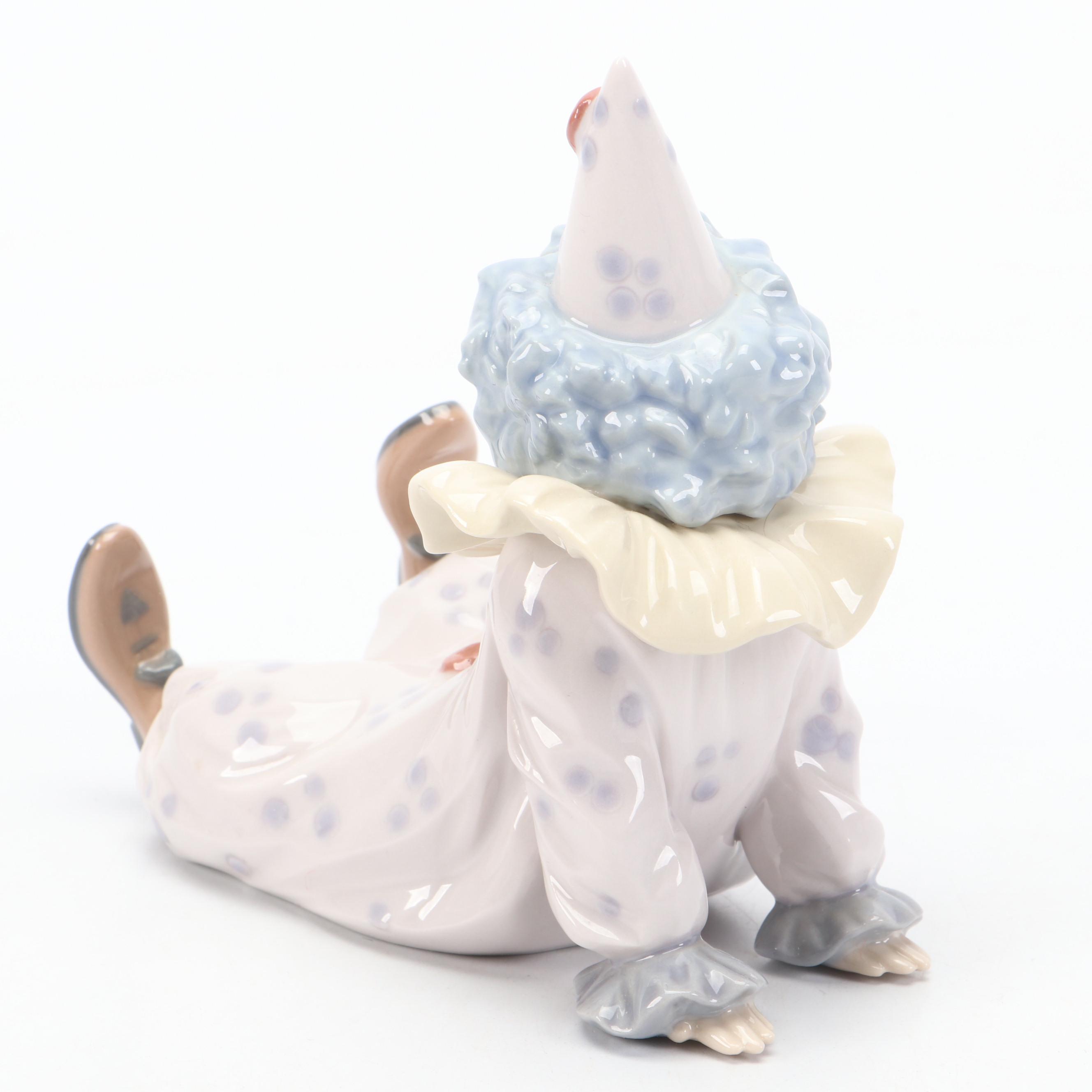 Lladró Porcelain "Tired Friend" and "Love Letter" with Other Porcelain Figurine