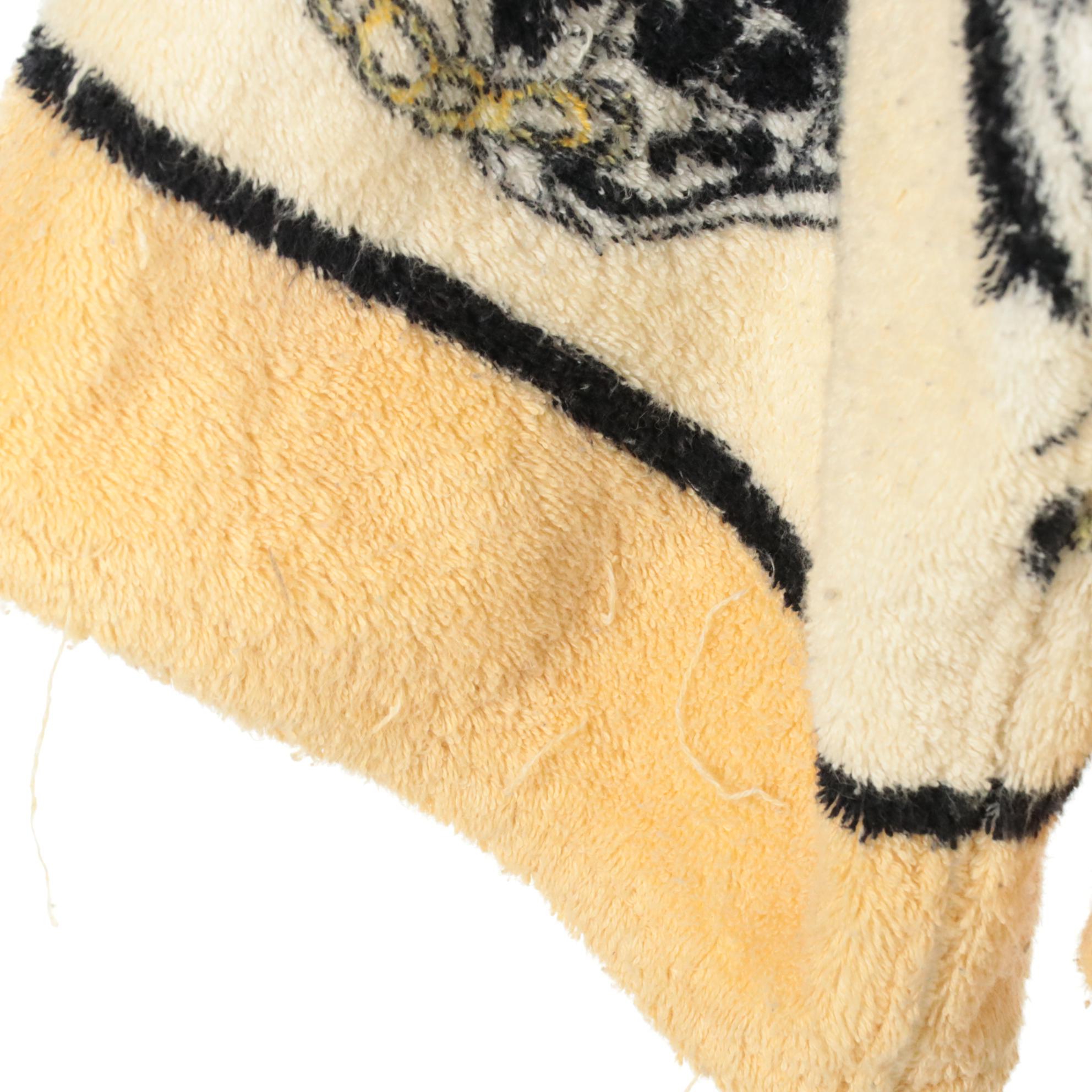 Chanel Vintage Icon Print Terry Cloth Bathrobe-Style Coat, 1990s