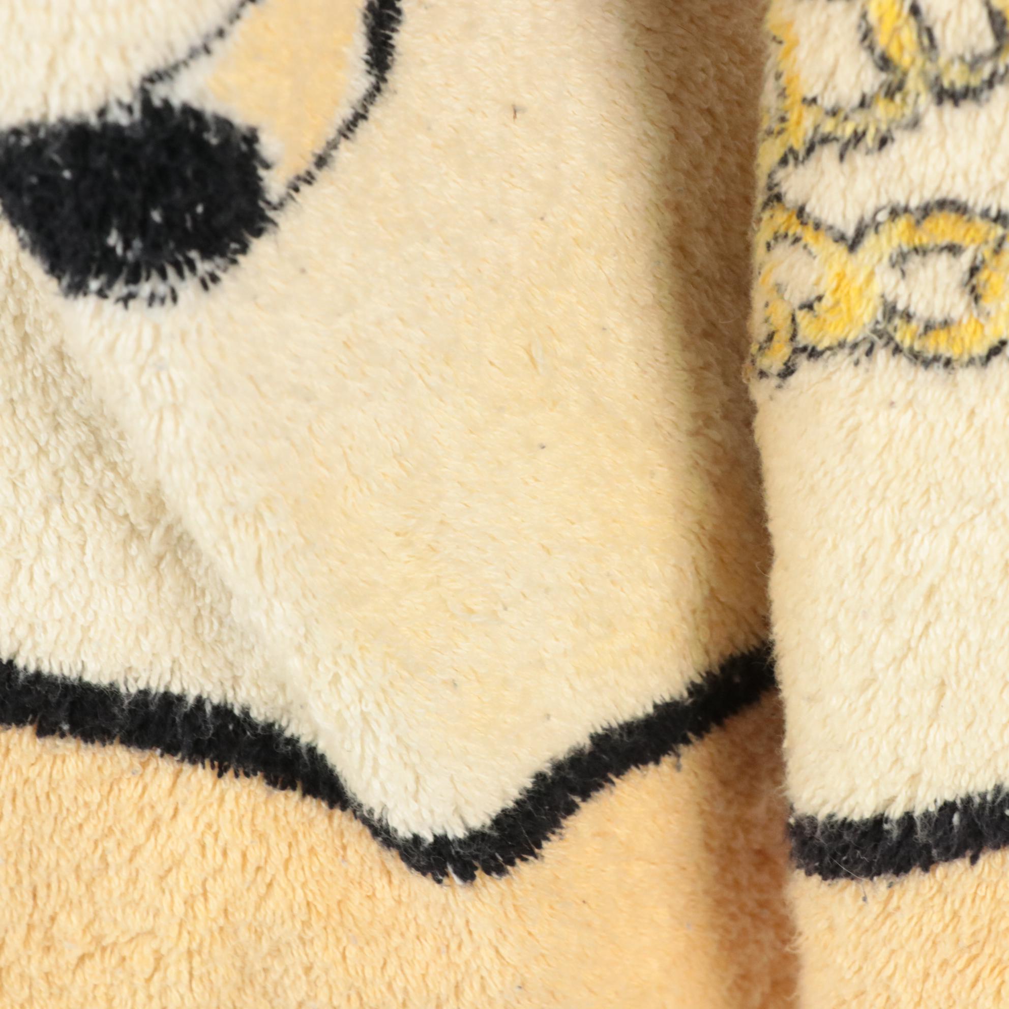 Chanel Vintage Icon Print Terry Cloth Bathrobe-Style Coat, 1990s