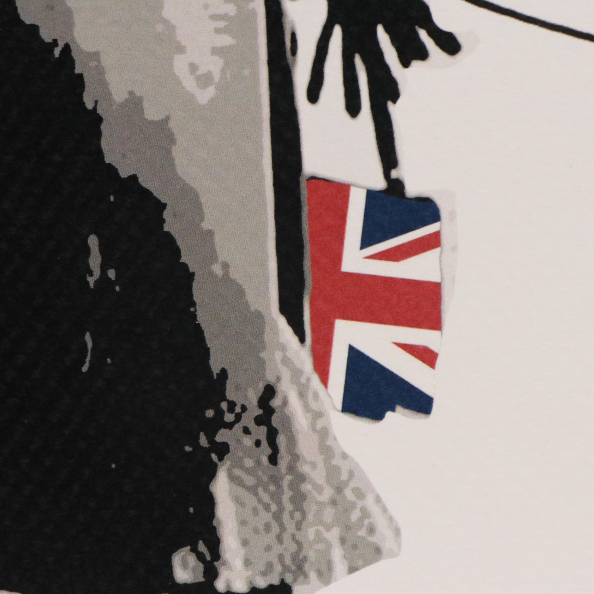 Death NYC Graphic Digital Print Featuring Jeff Koons and Queen Elizabeth