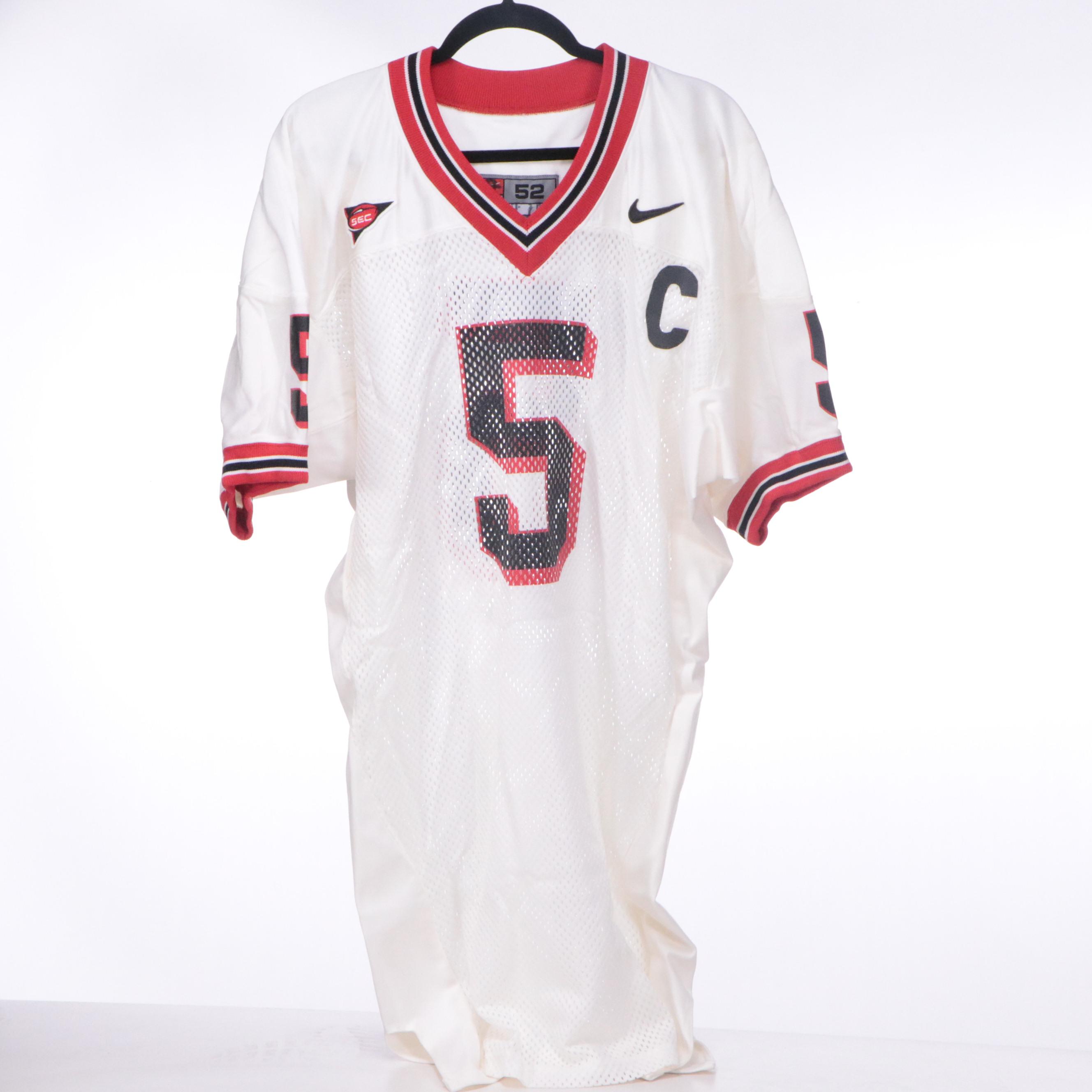 Jermaine Phillips Game Worn University of Georgia Football Jersey with More