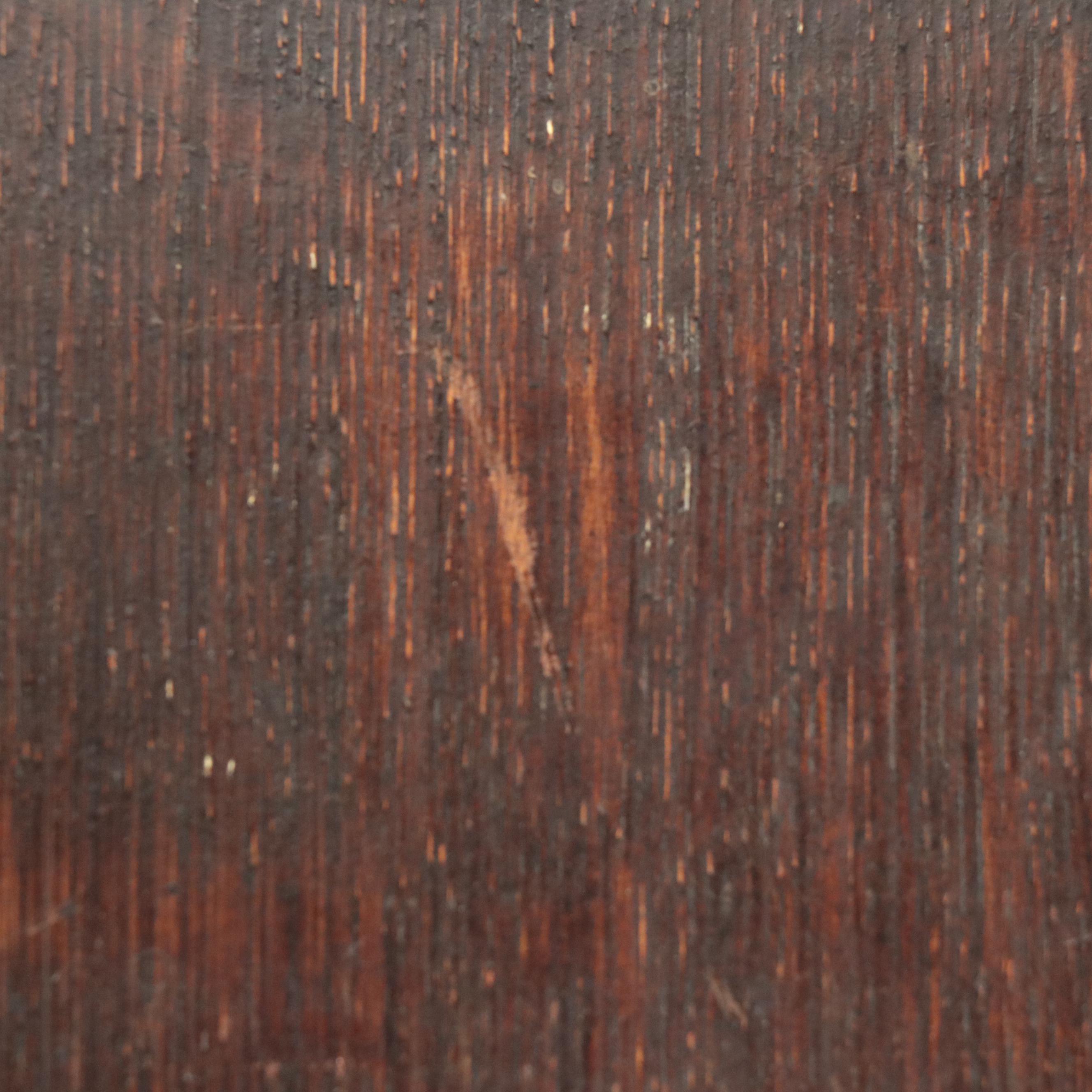 English Carved Mahogany Finished Wood Stationery Box