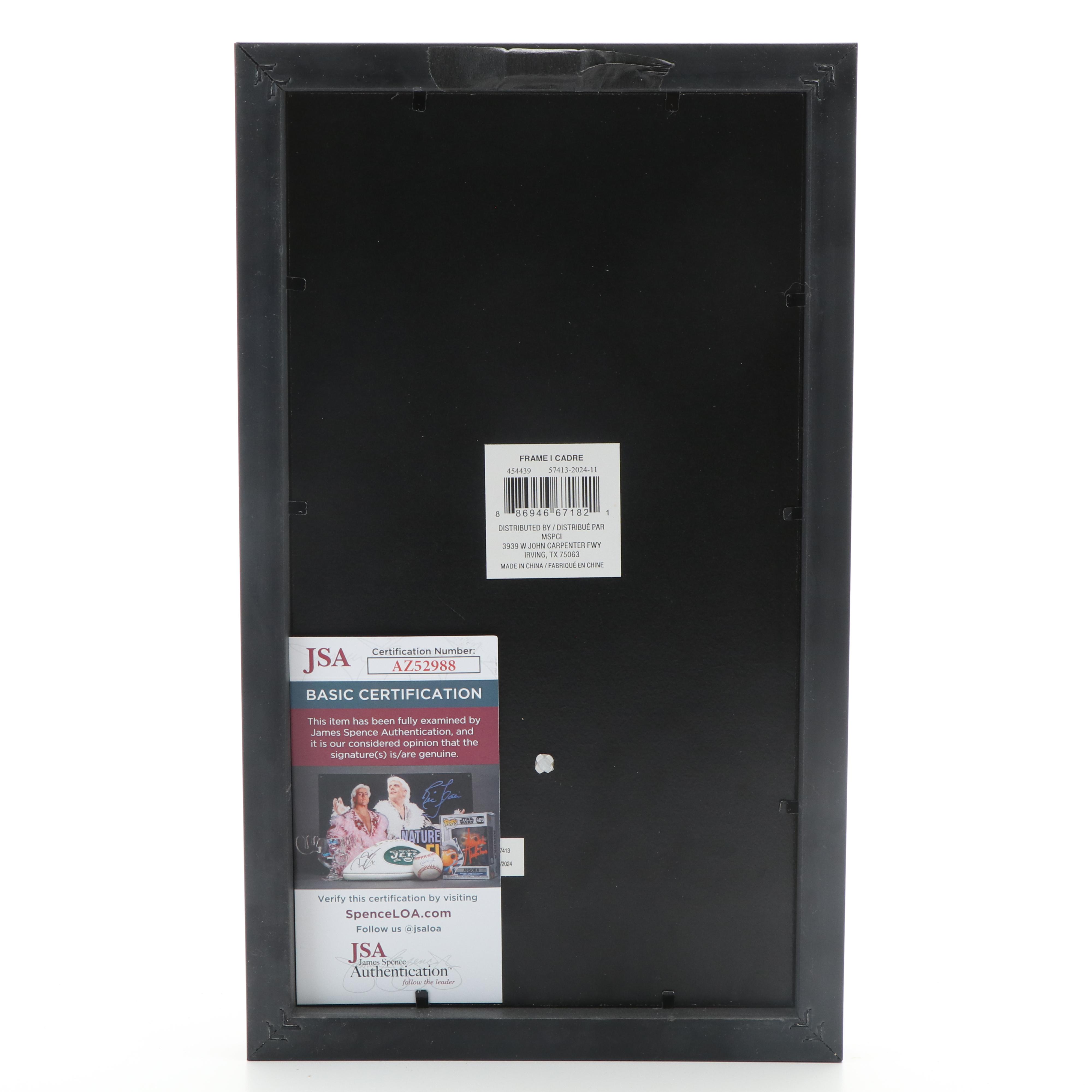 Taylor Swift Signed "The Tortured Poets Department" CD Card in Frame, JSA