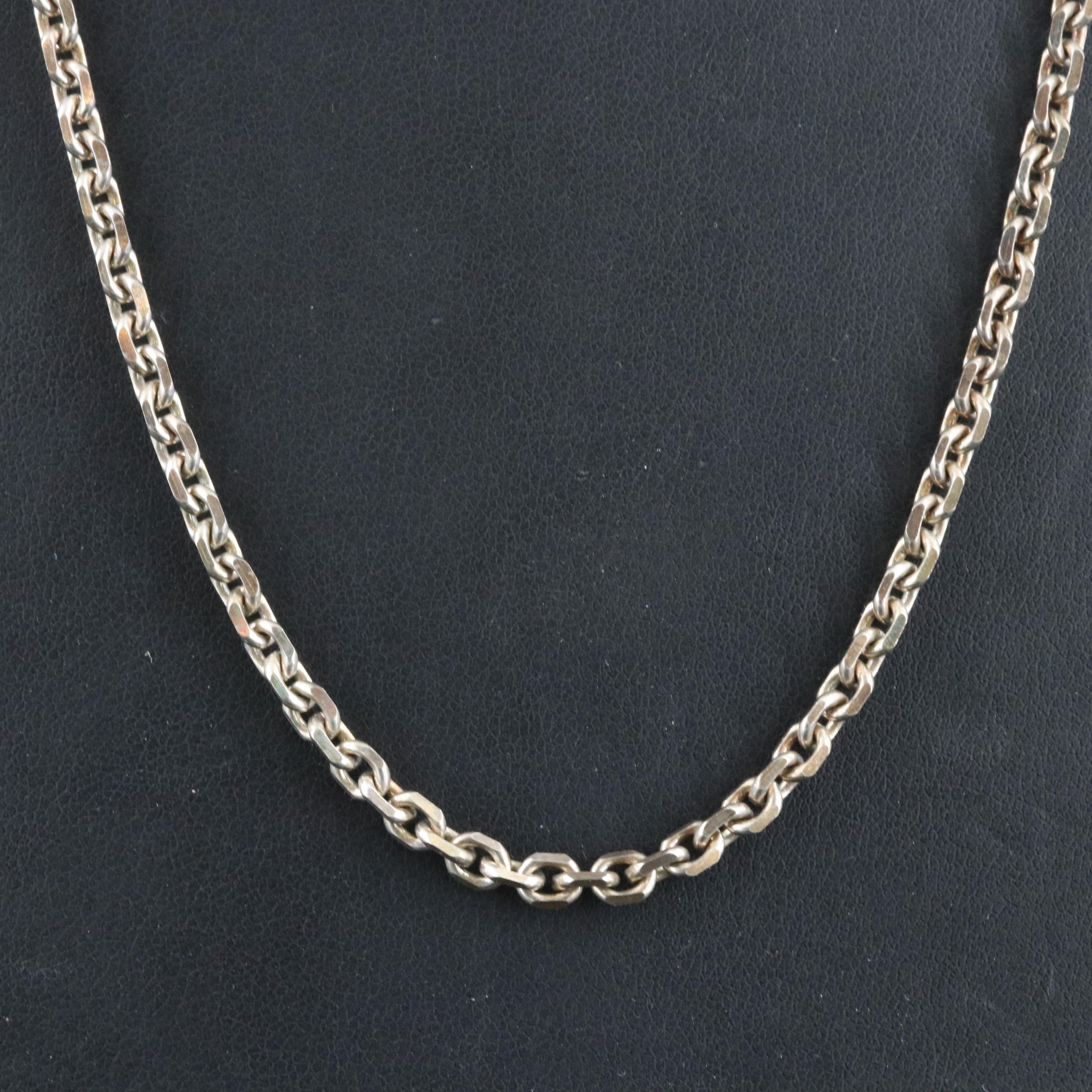 Sterling Cable Chain Necklace