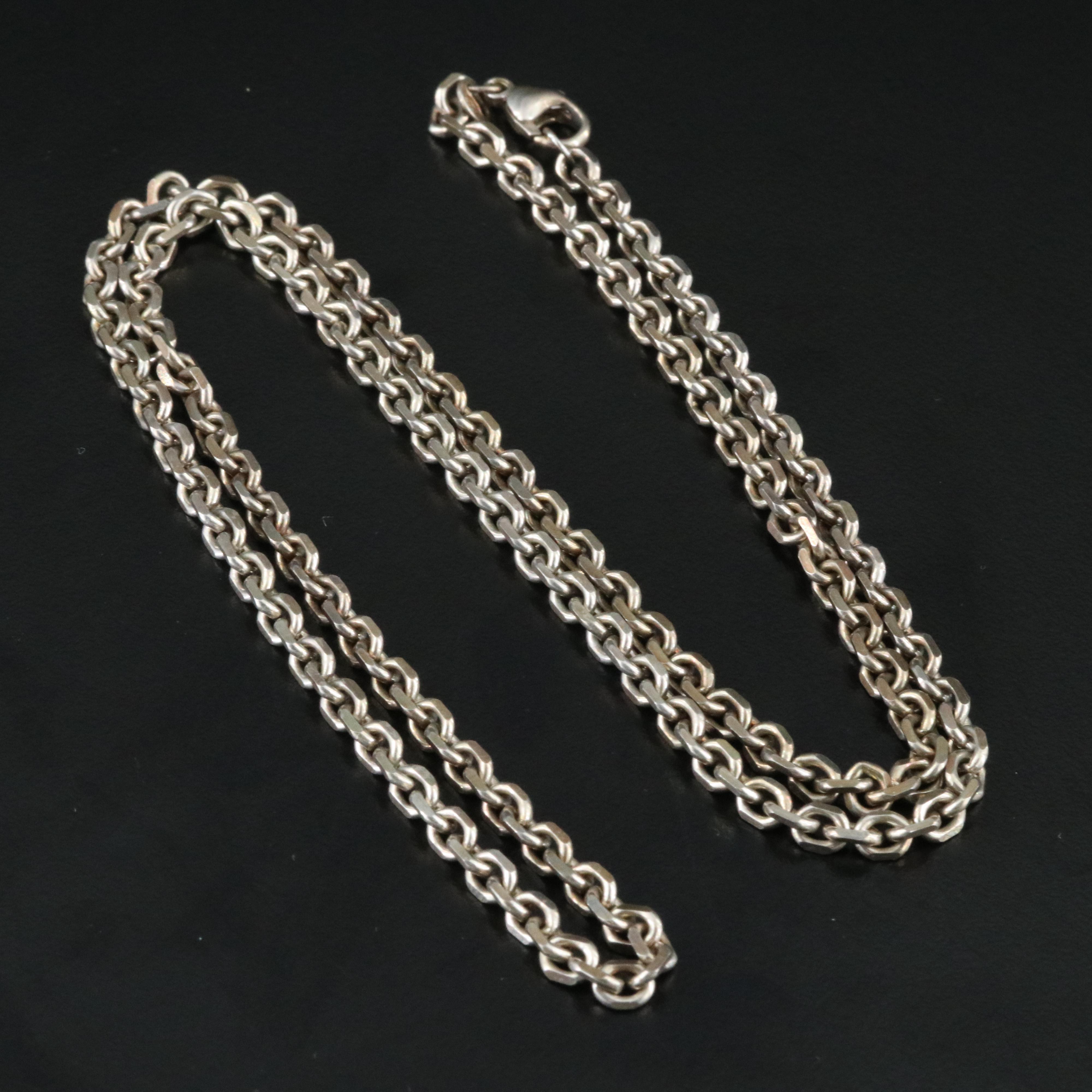 Sterling Cable Chain Necklace