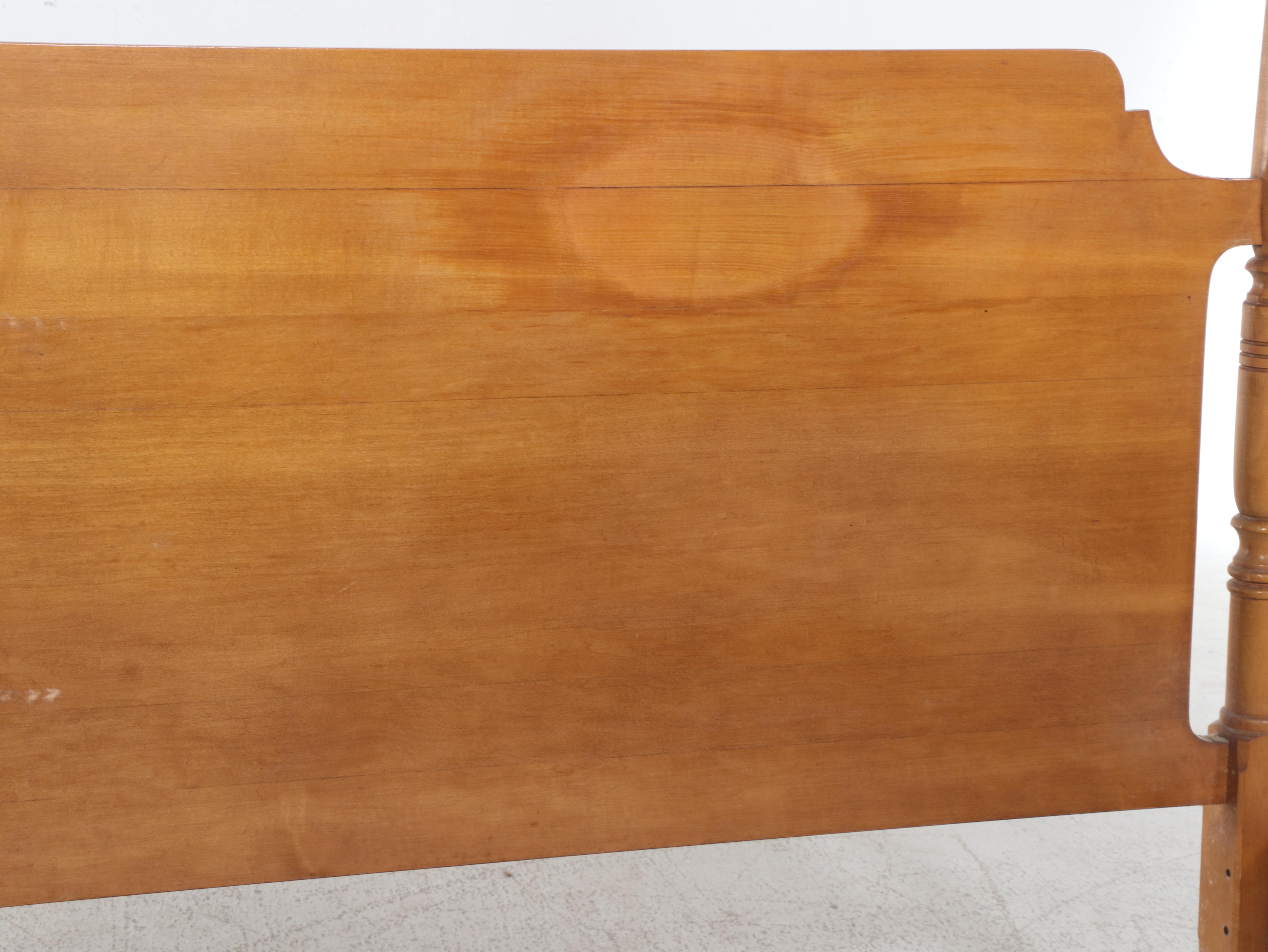 Federal Style Maple Full Size Four-Poster Bed