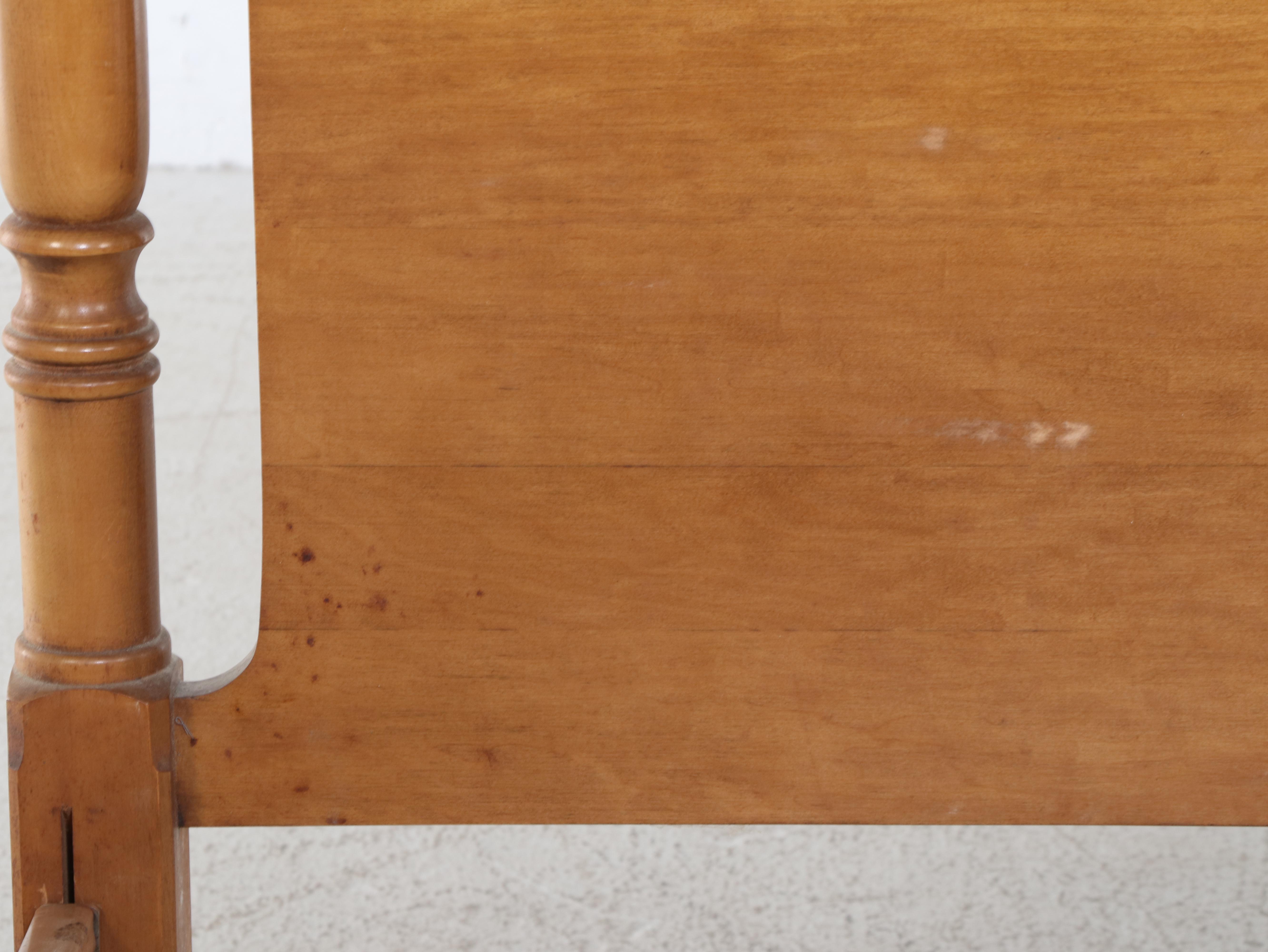 Federal Style Maple Full Size Four-Poster Bed