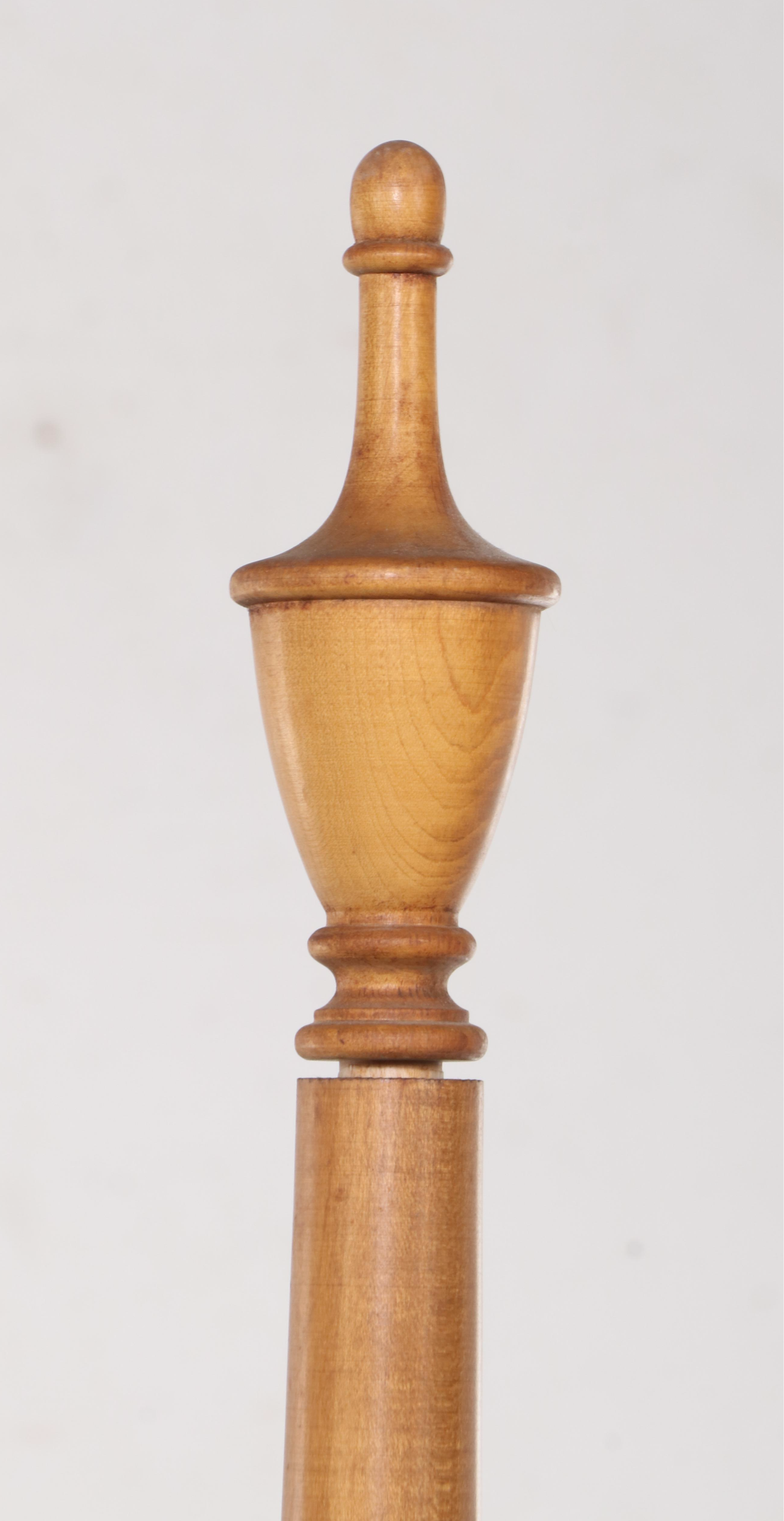 Federal Style Maple Full Size Four-Poster Bed