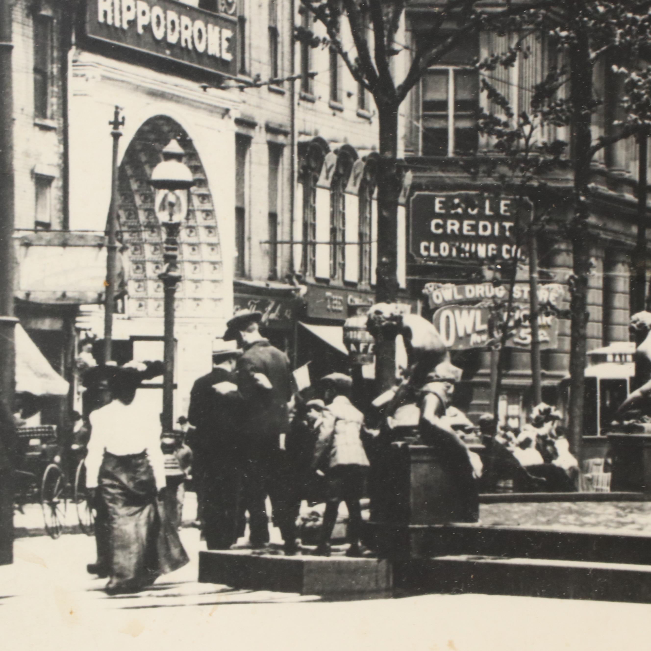 Silver Gelatin Print of 1906 Fountain Square, Cincinnati, Ohio