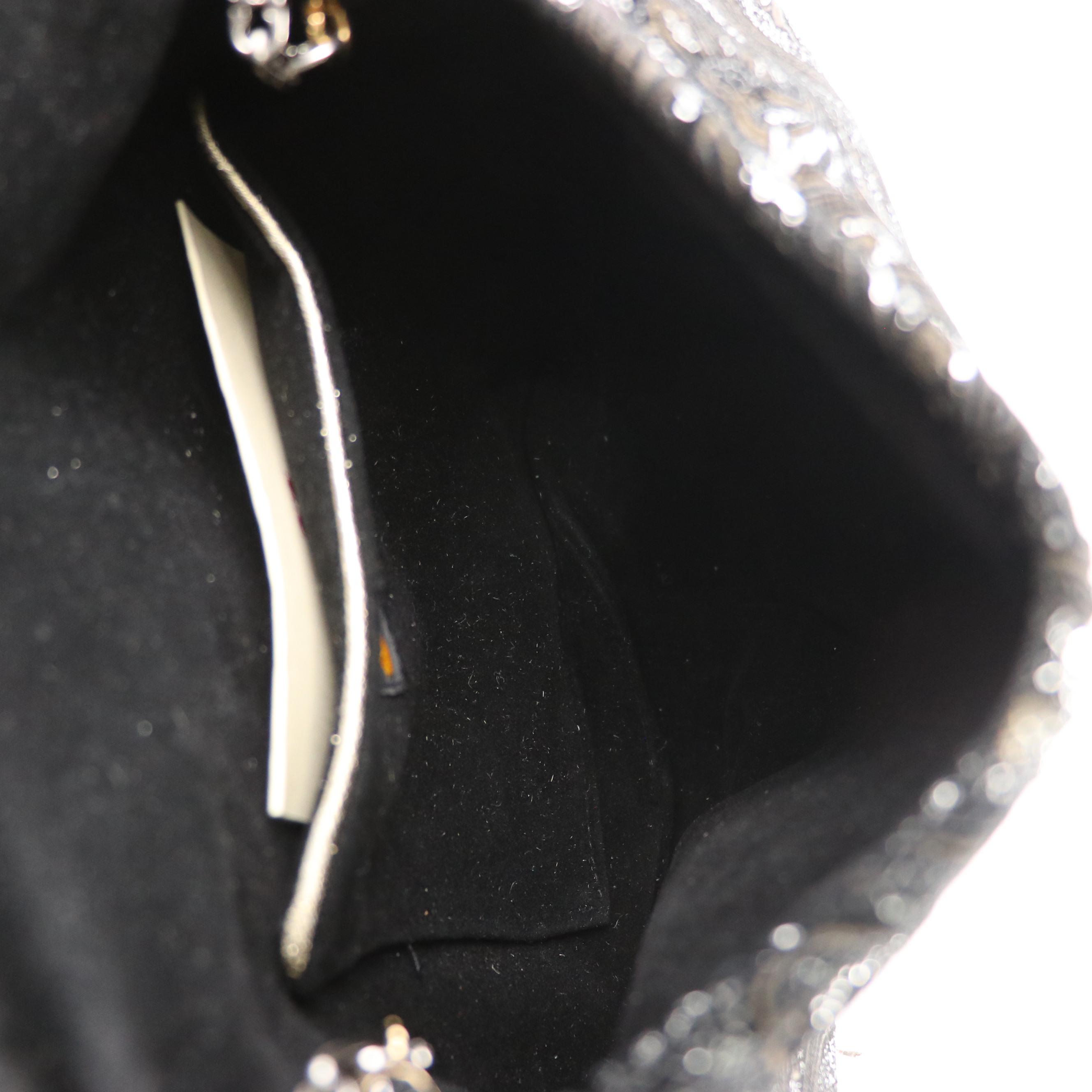 Carlo Fiori Metallic Snakeskin and Metallic Print Leather Shoulder Bags