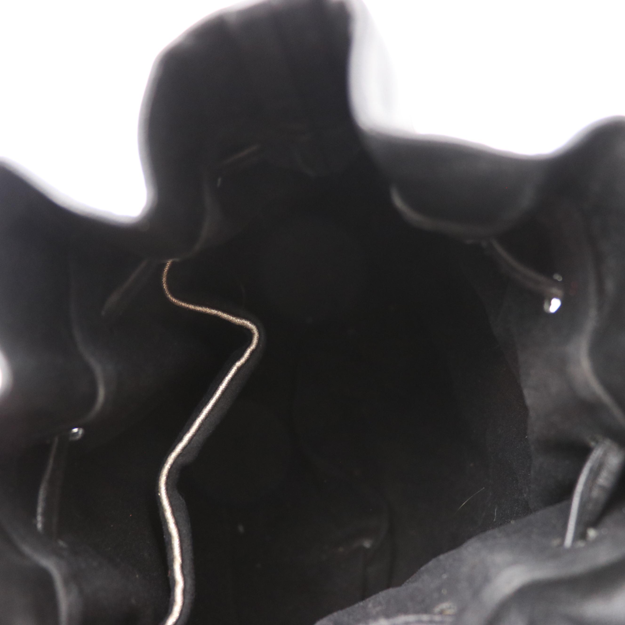 Carlo Fiori Reptile Skin/Leather Mosaic Bag and Embossed Leather Drawstring Bag