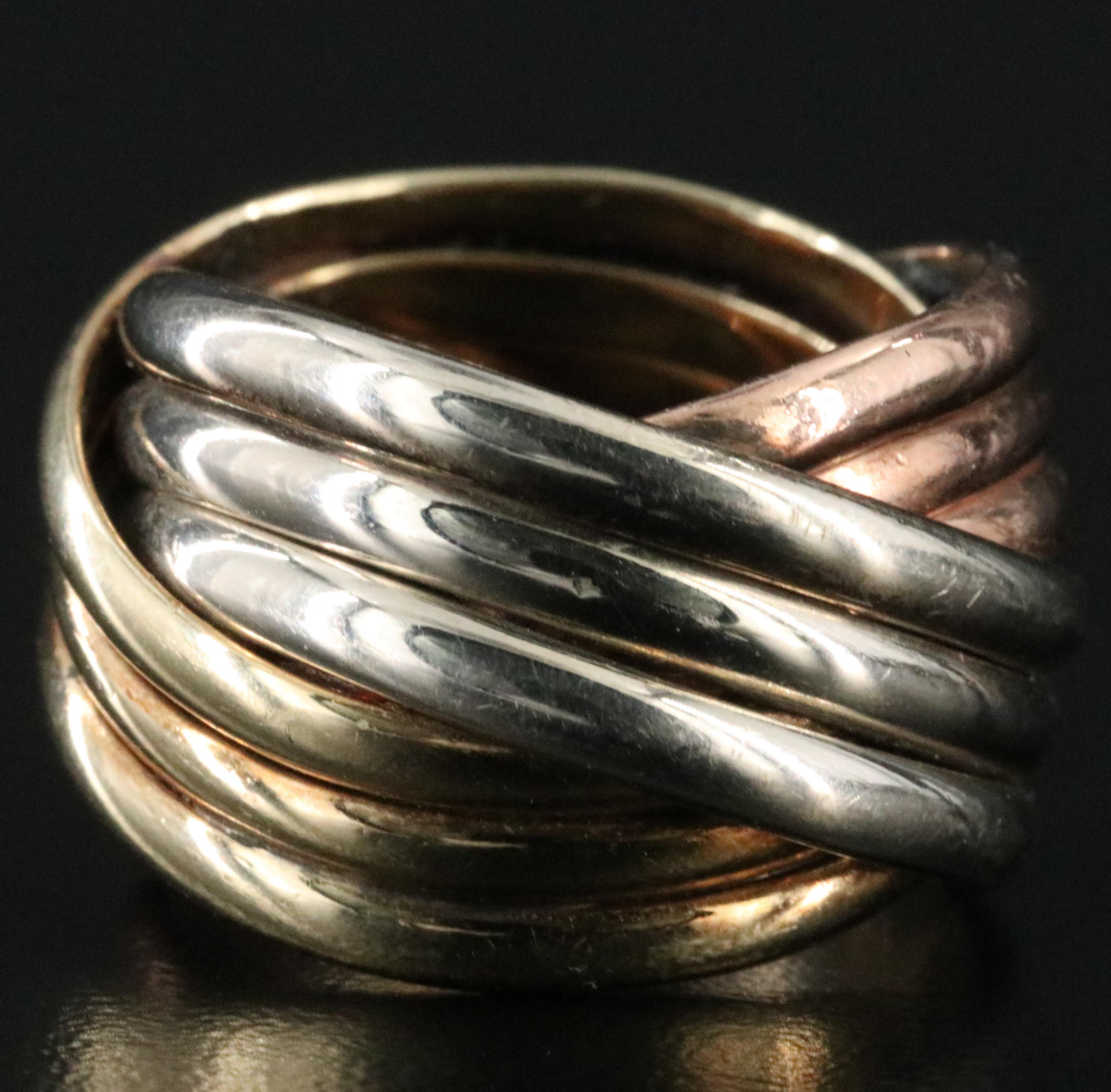 14K Tri-Color Ring | EBTH