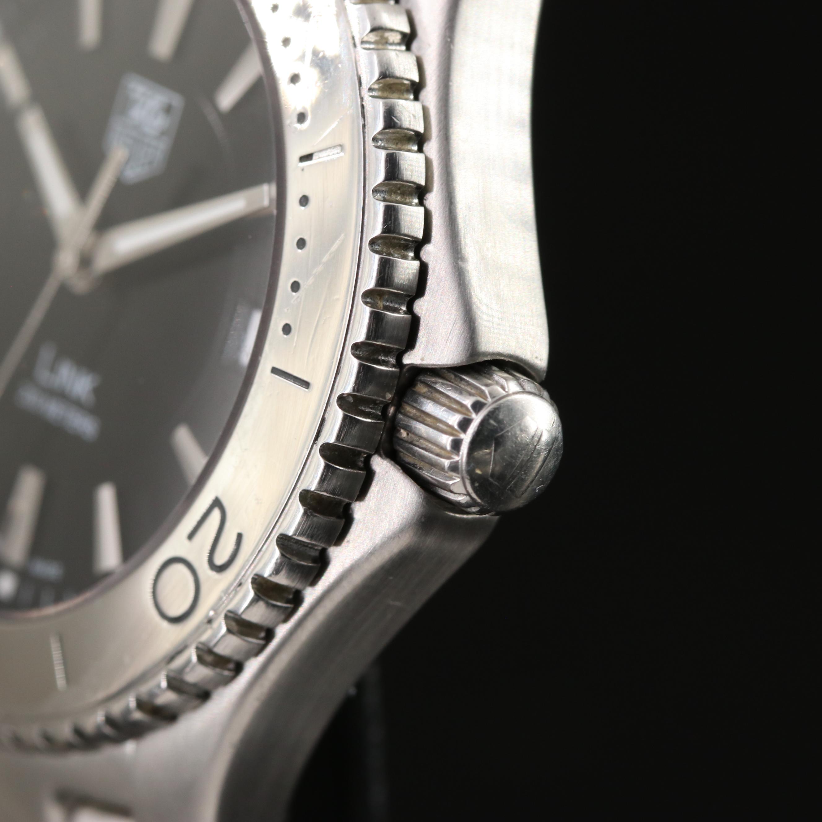 TAG Heuer Link 39mm Black Steel Quartz Watch