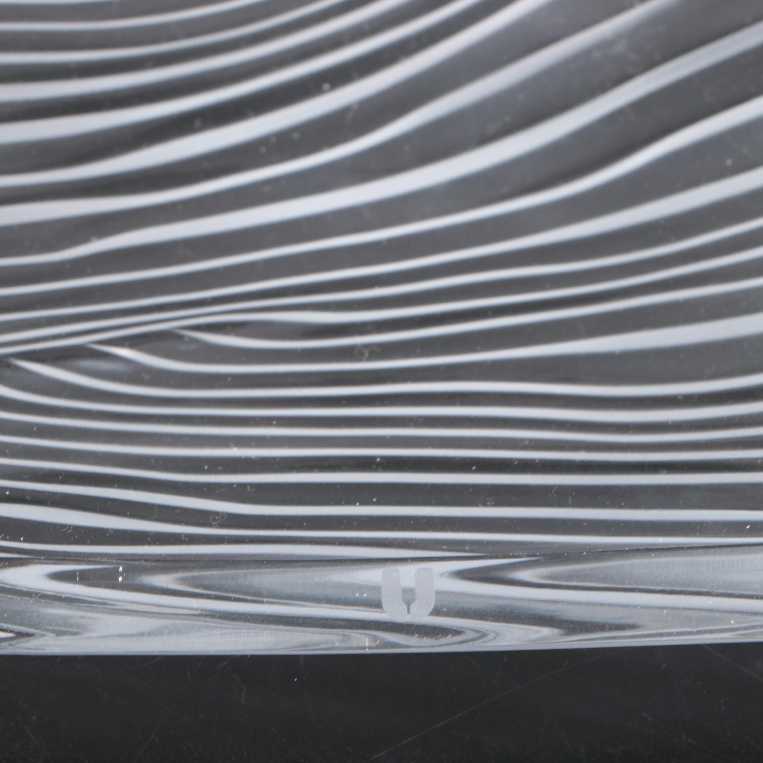 Emanuel Ungaro for Sasaki Crystal Platter and Plates