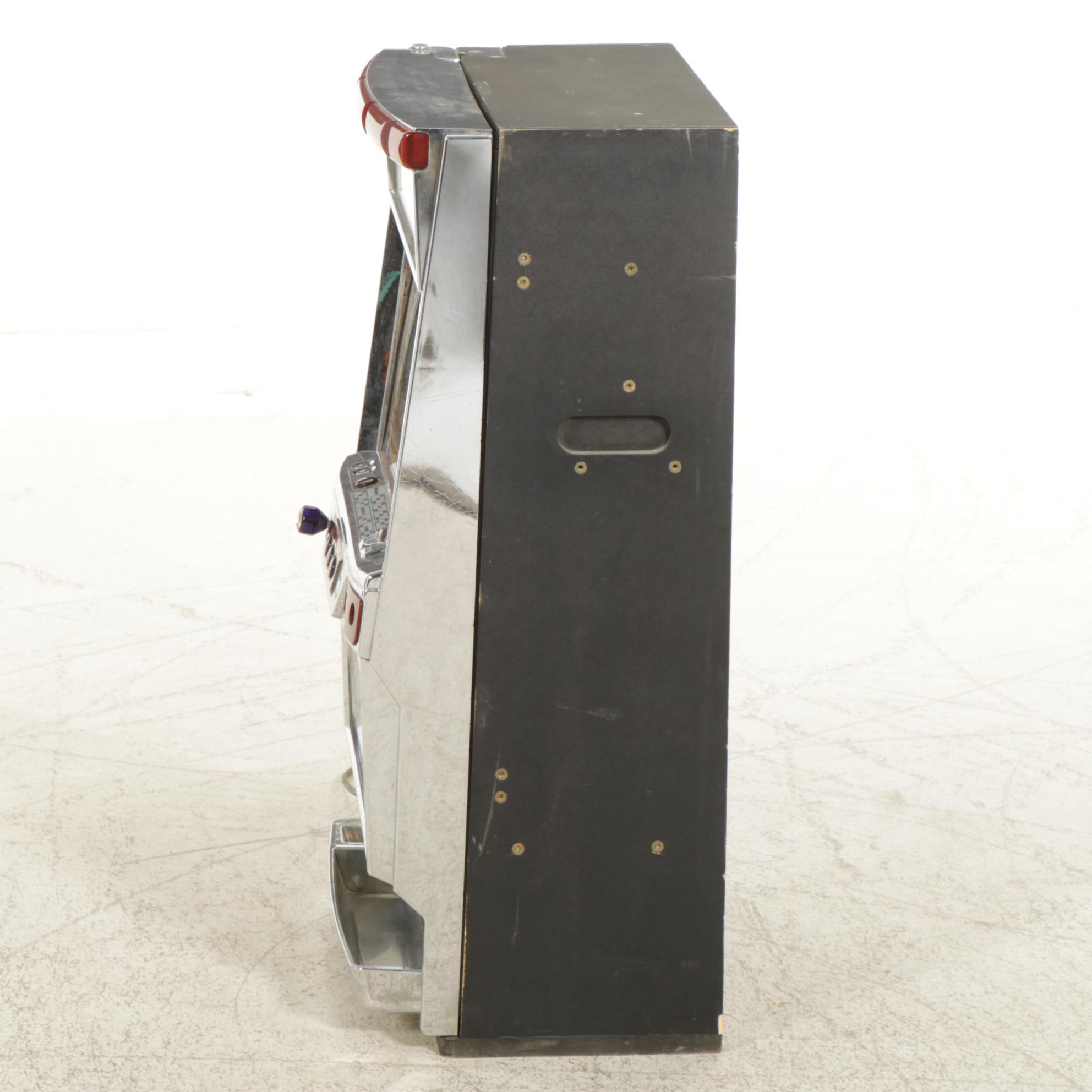 NDT "Pentagon" Japanese Slot Machine, Late 20th to 21st Century with Coin Tokens