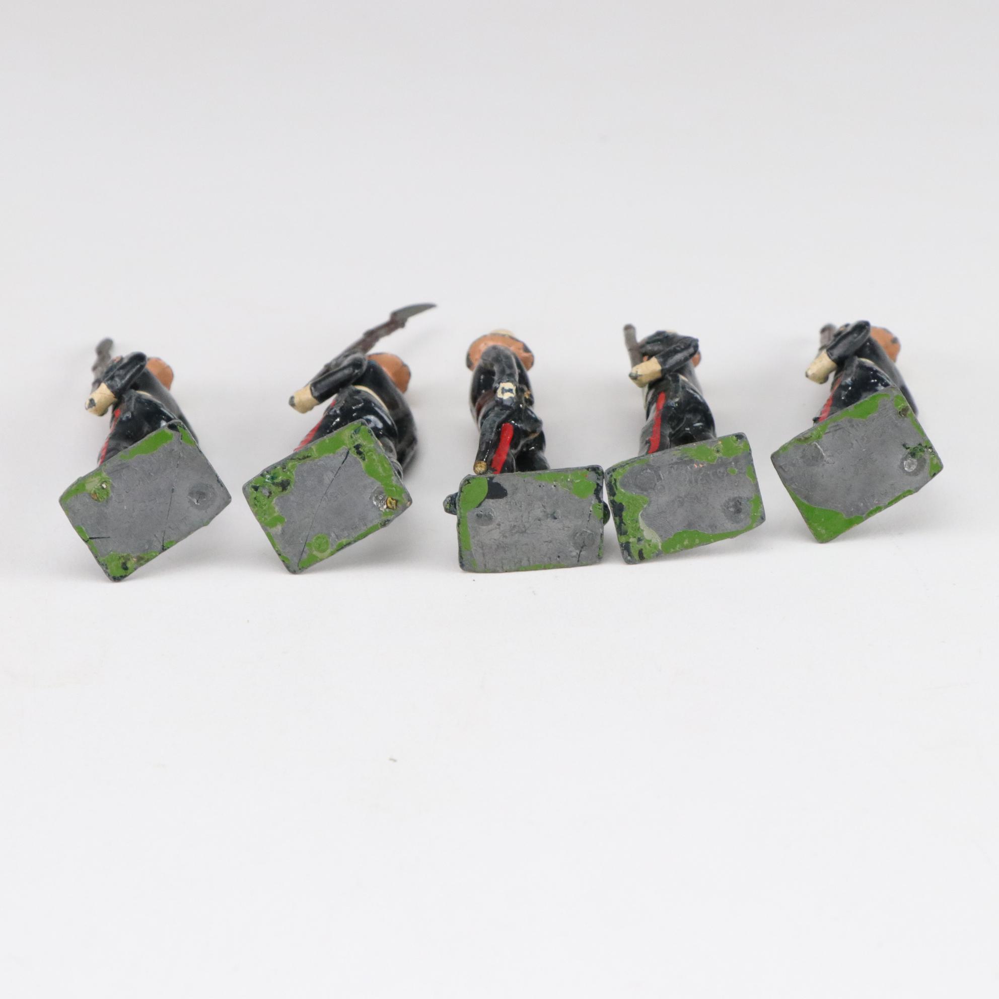 Hand-Painted "Hallebardiers" & Other Diecast Soldier Figurines