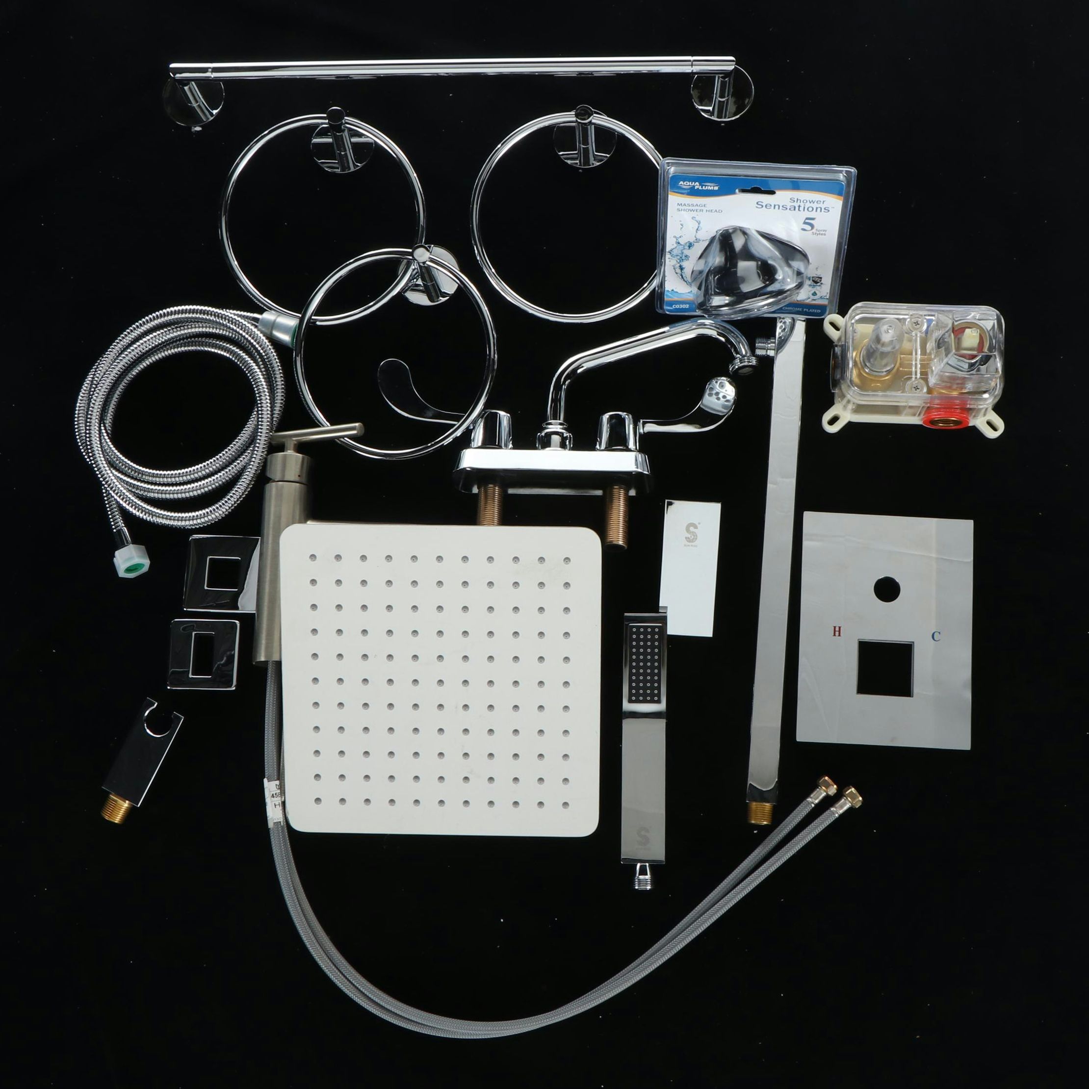 Aqua Plumb Massage Showerhead and More Bathroom Fixtures