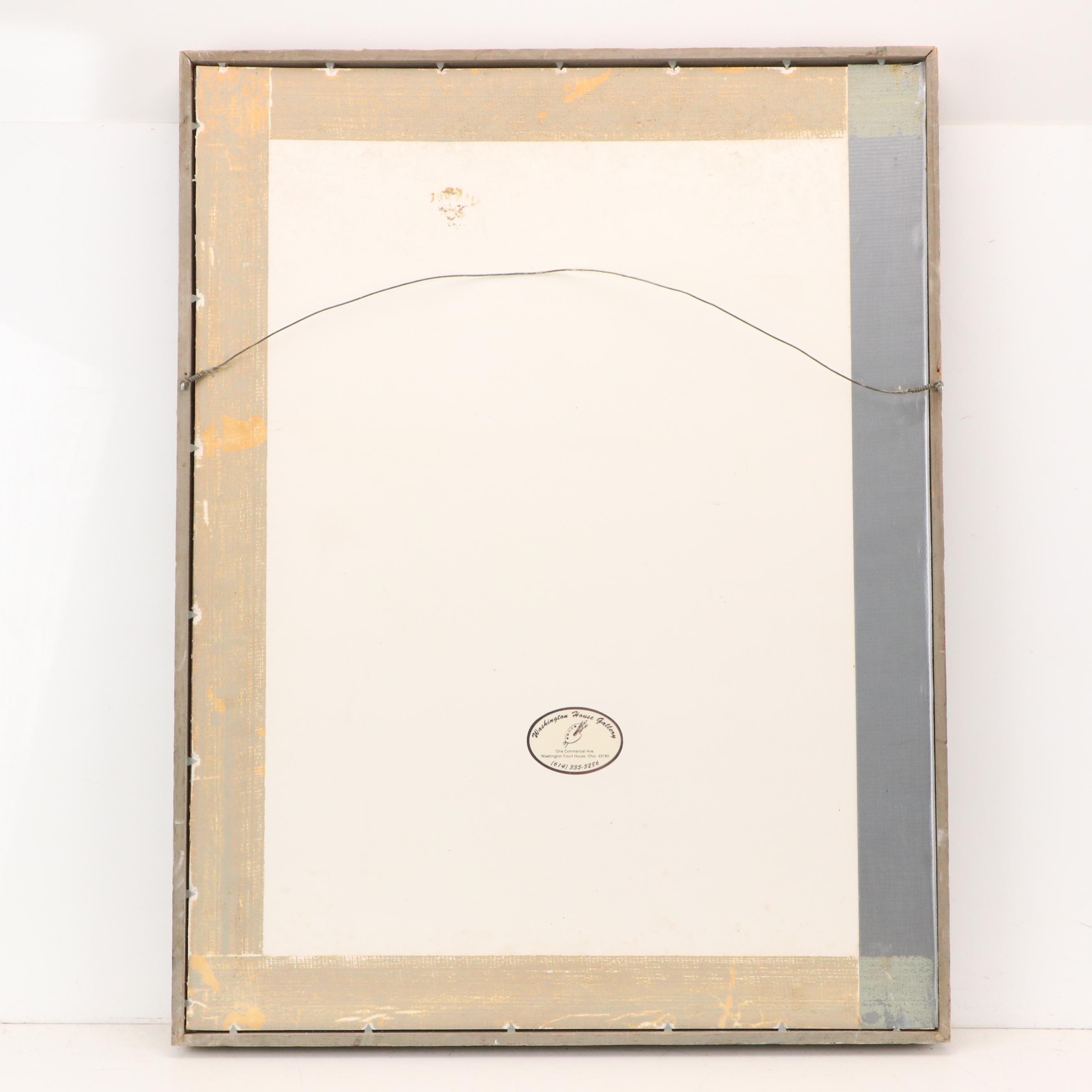 3D Pen and Ink Drawing "Cades Cove," Late 20th Century