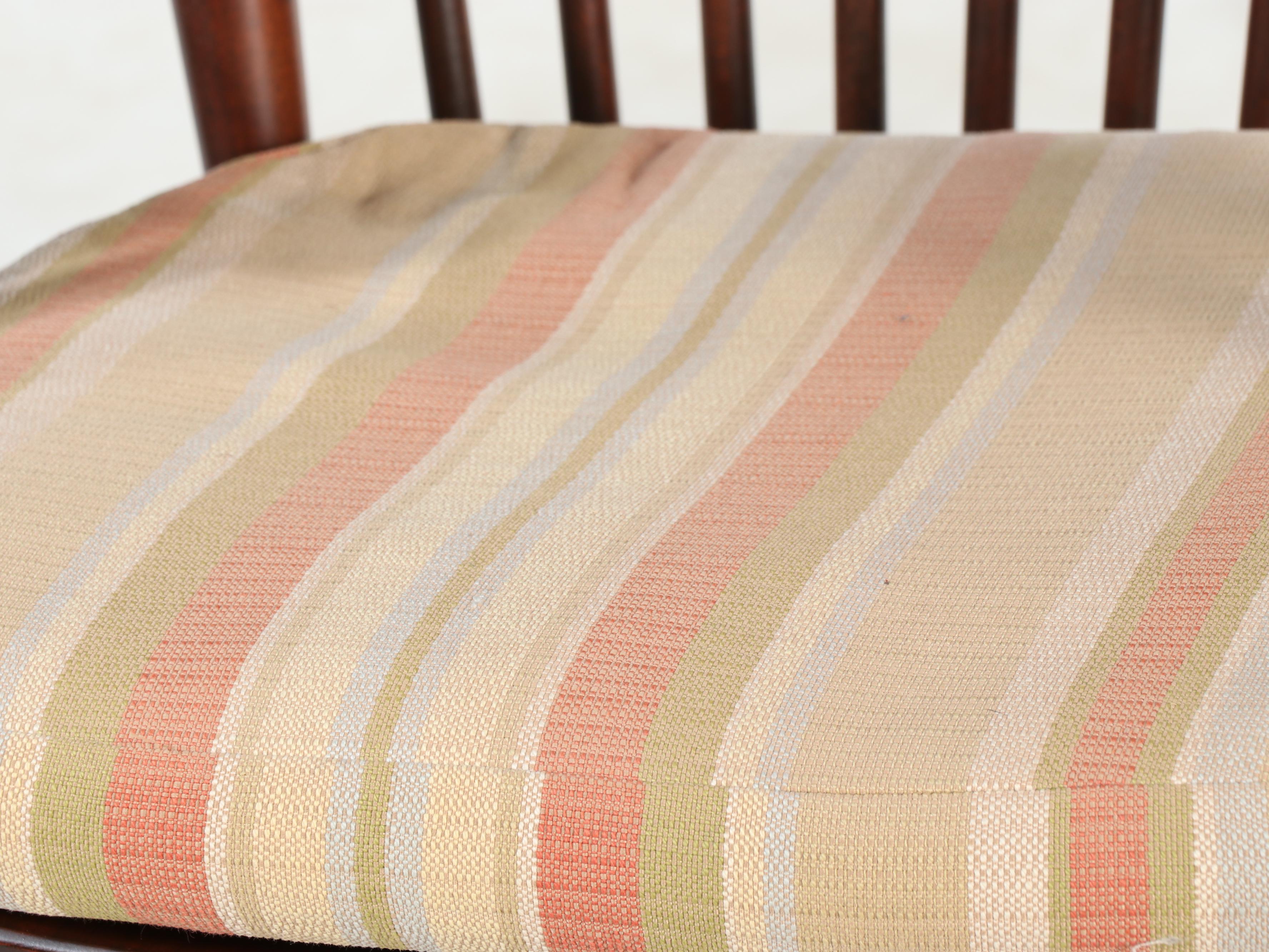 Pair of Shaker Style Wooden Spindle Back Armchairs