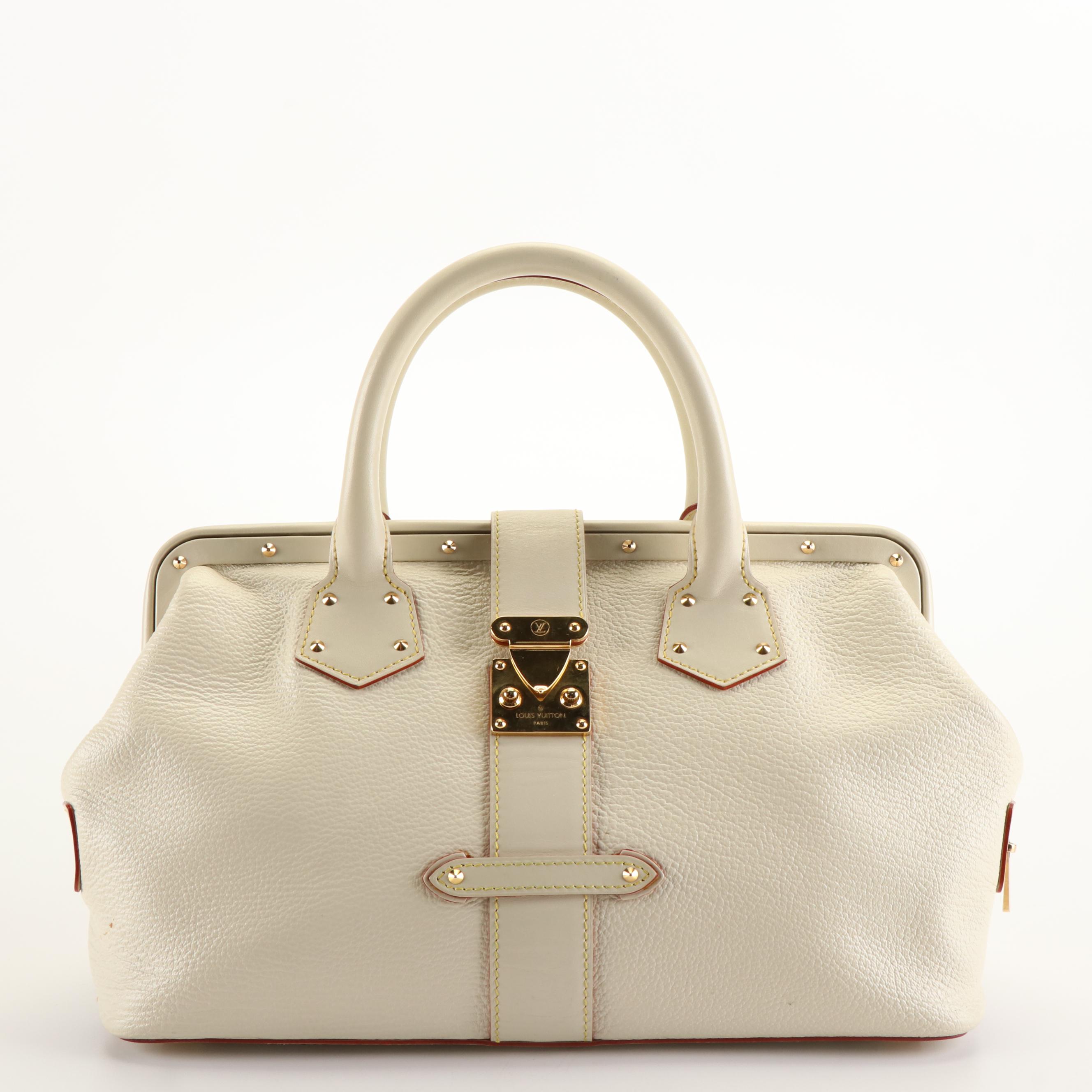 Louis Vuitton L'ingenieux PM Handbag in Ivory Suhali Leather