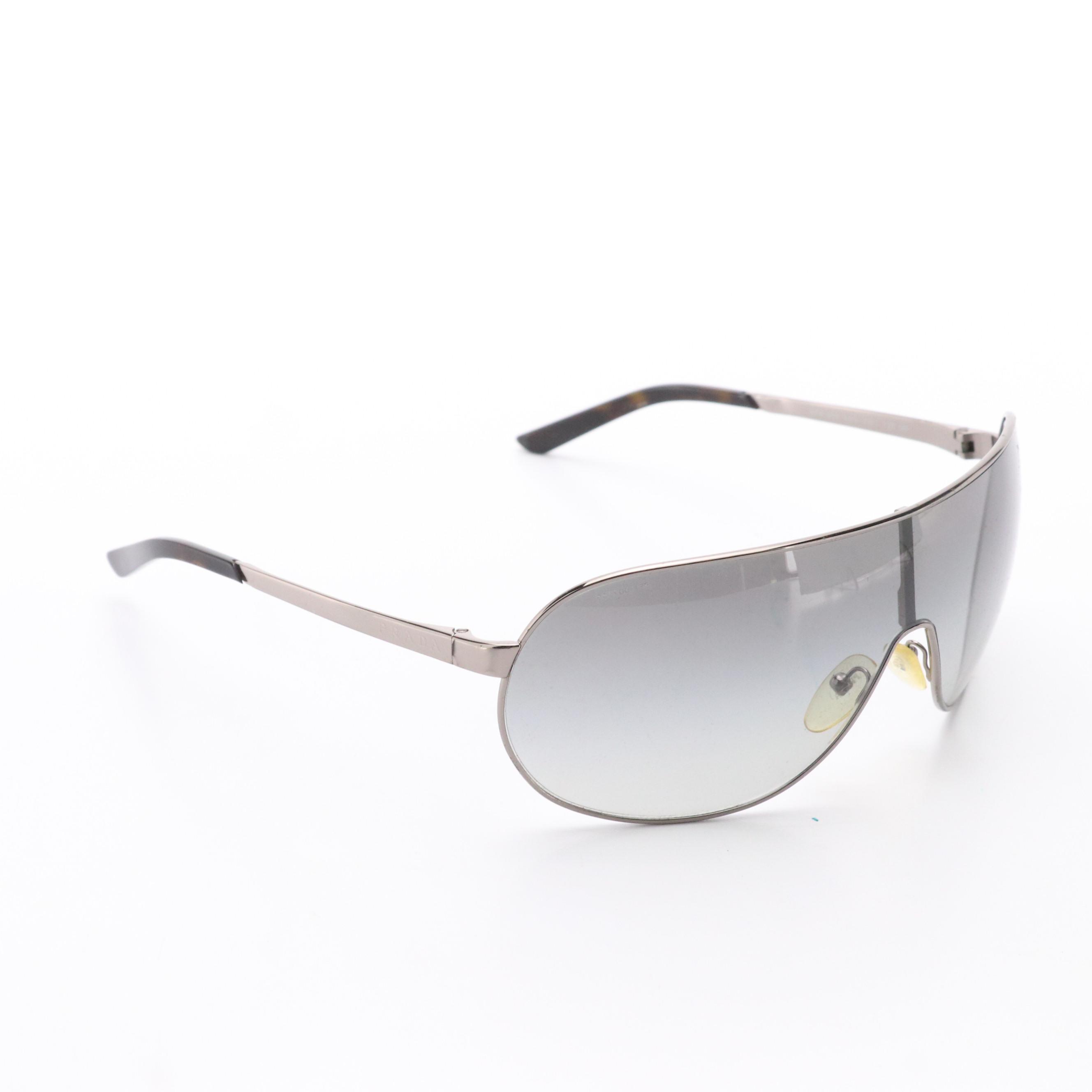 Prada SPR60N Wrap Sunglasses with Case