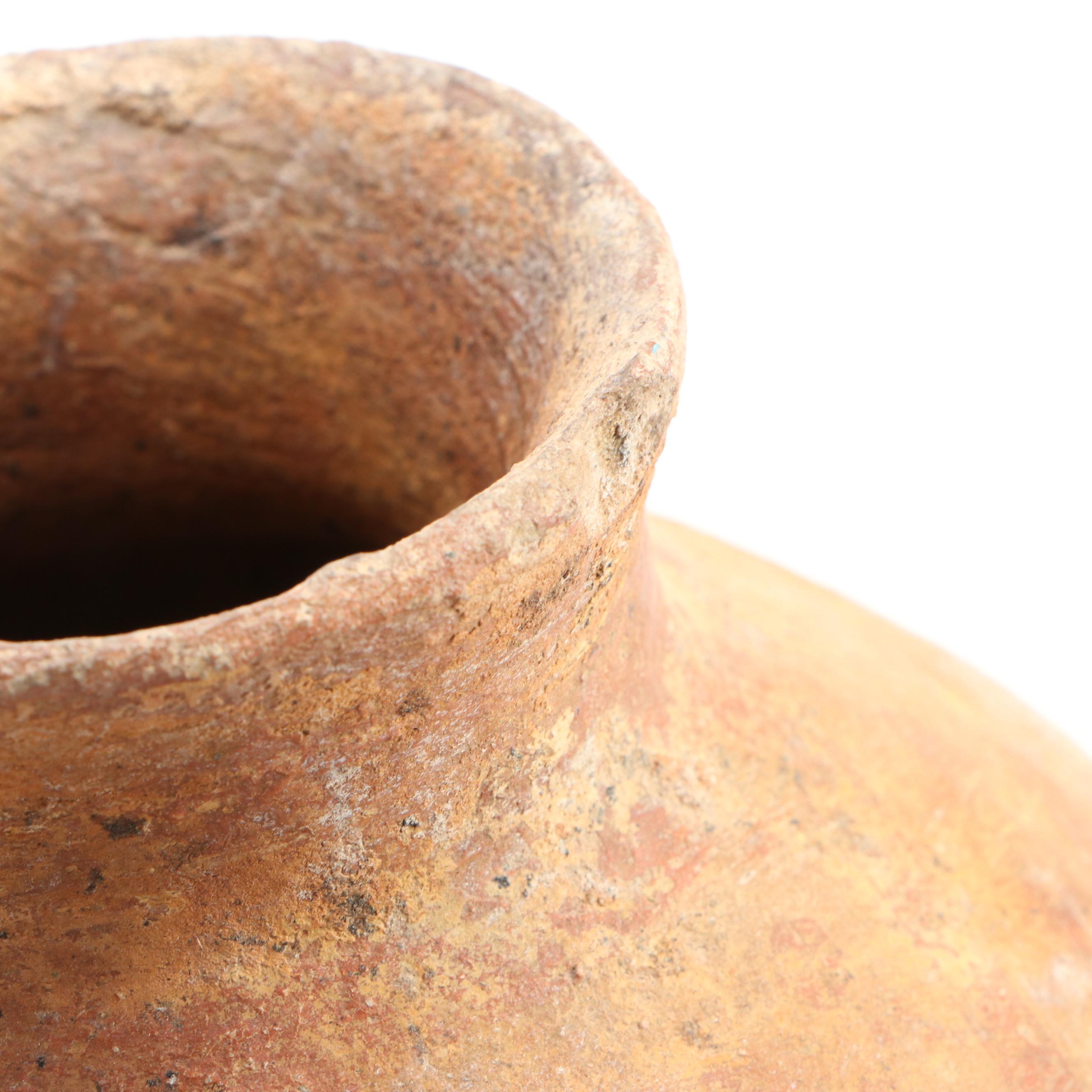 Pre-Columbian and Other South American Earthenware Pottery Vessels