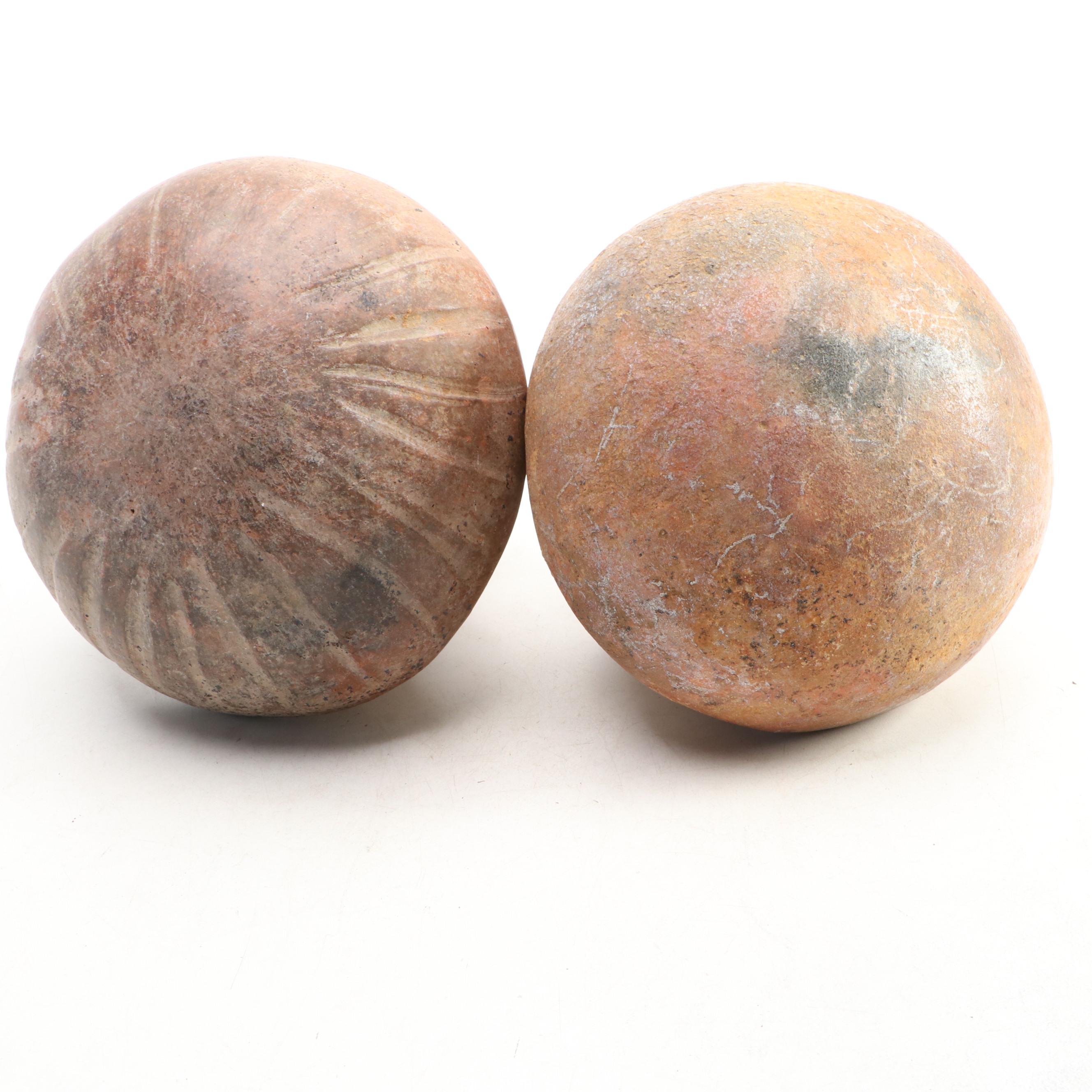 Pre-Columbian and Other South American Earthenware Pottery Vessels