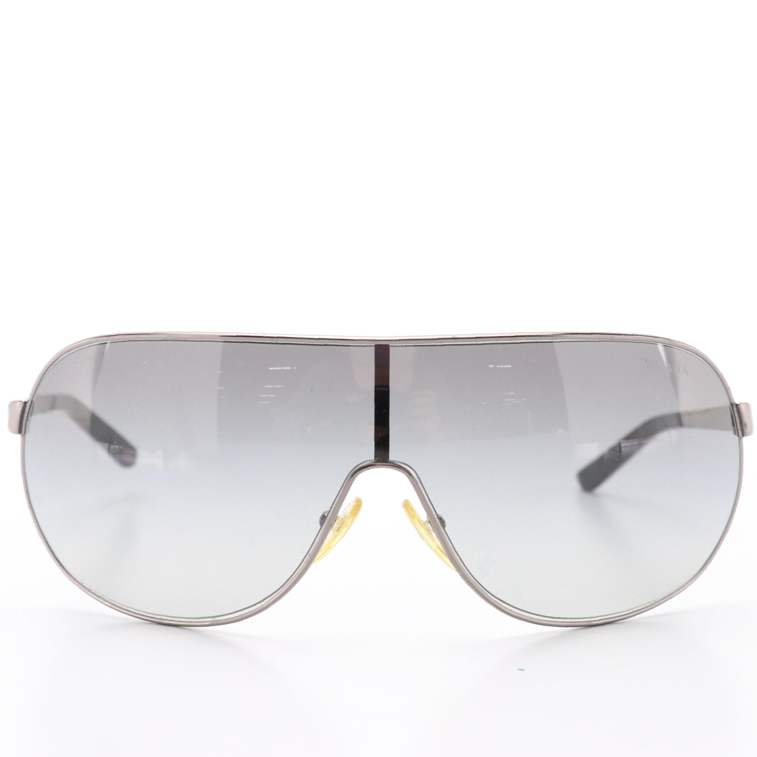 Prada SPR60N Wrap Sunglasses with Case