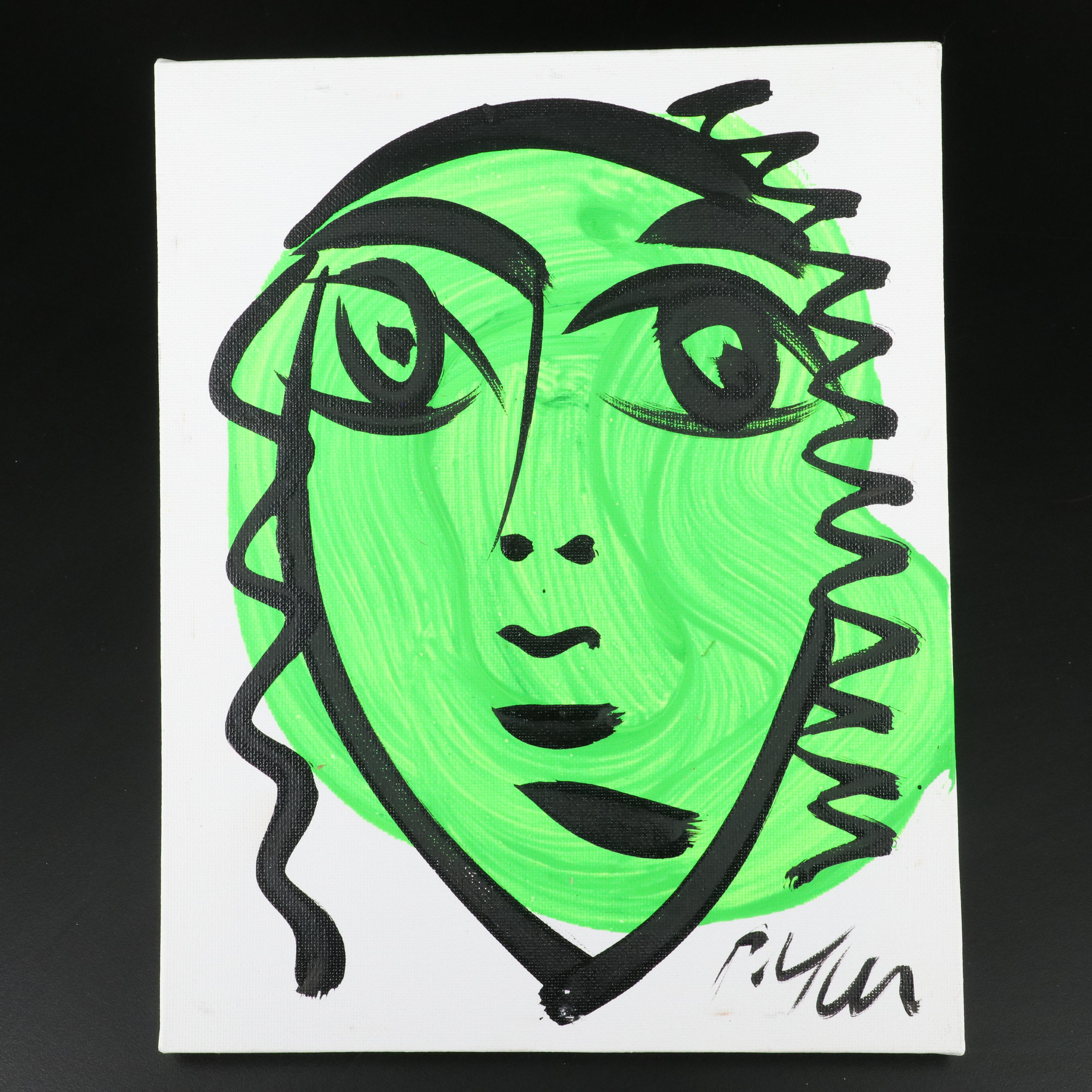 Peter Robert Keil Stylized Acrylic Portrait