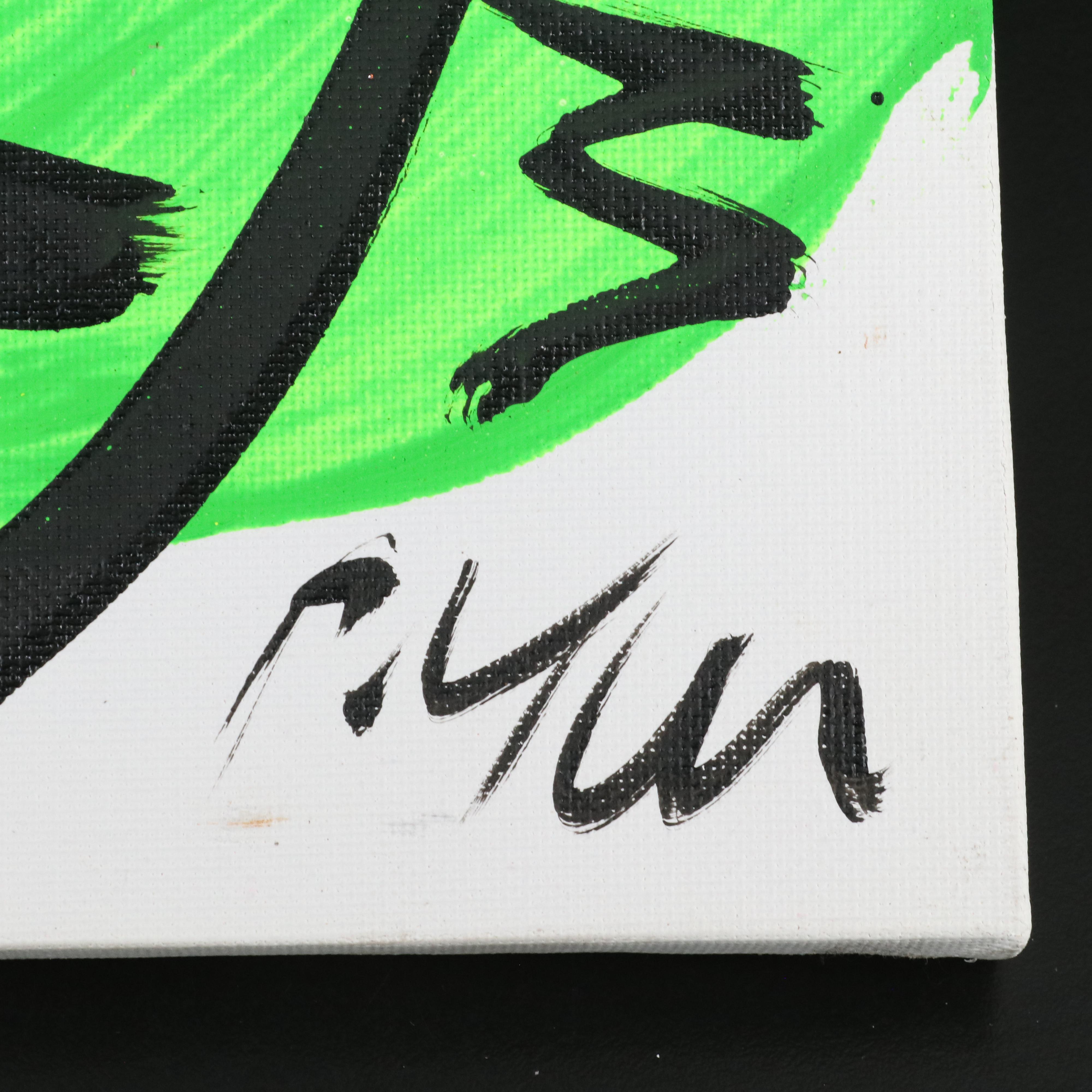 Peter Robert Keil Stylized Acrylic Portrait