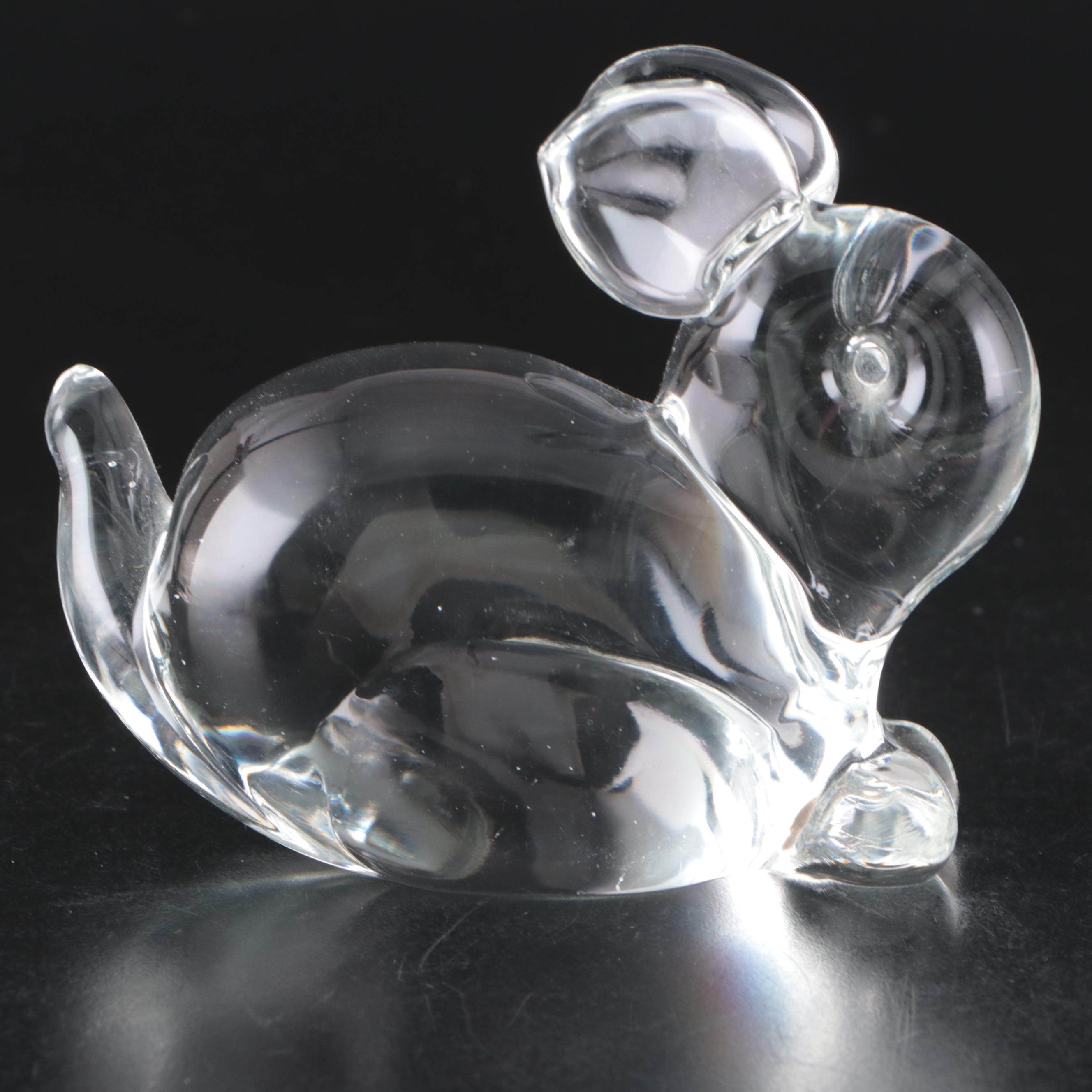 Cartier Crystal Unicorn Bust with Other Animal Figurine
