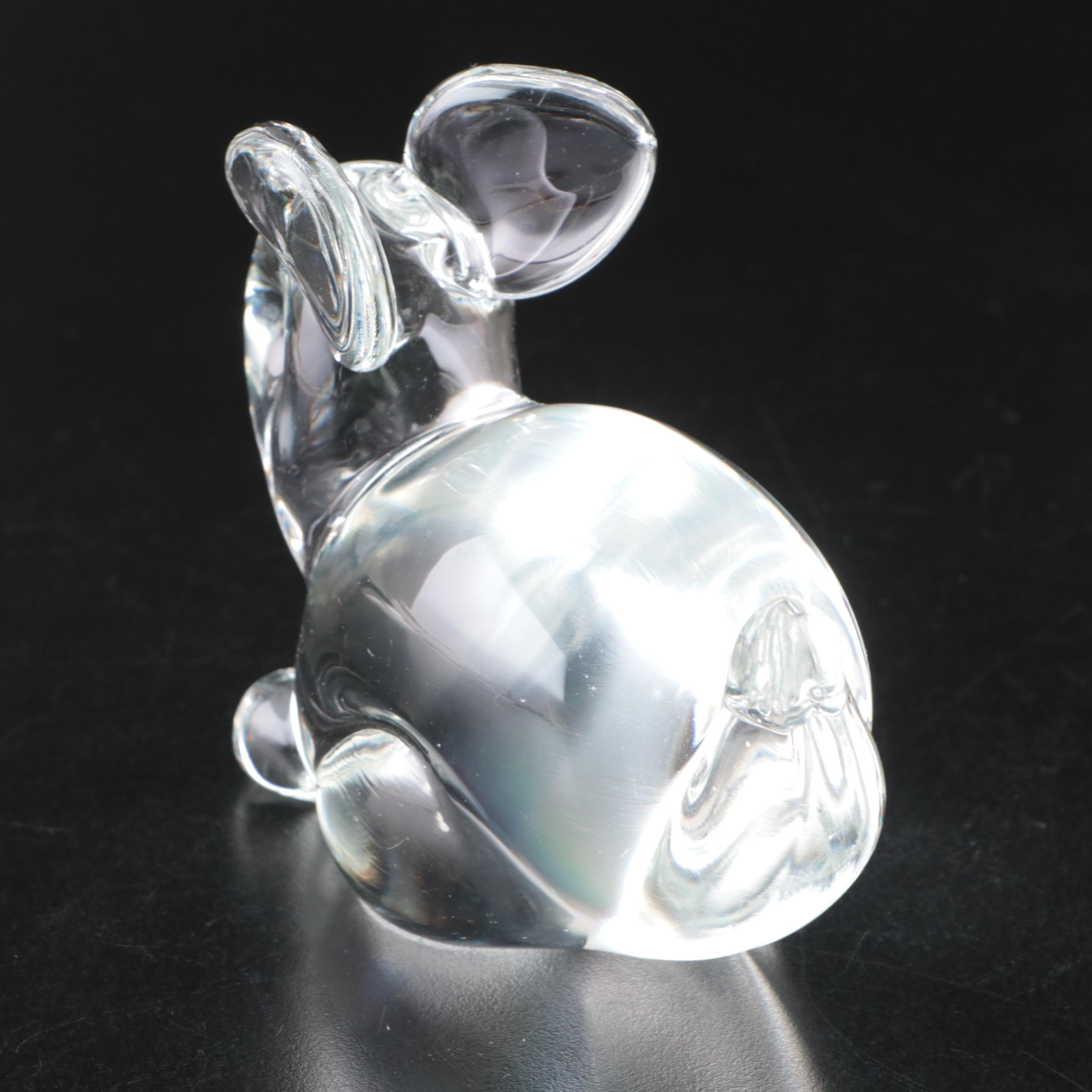 Cartier Crystal Unicorn Bust with Other Animal Figurine