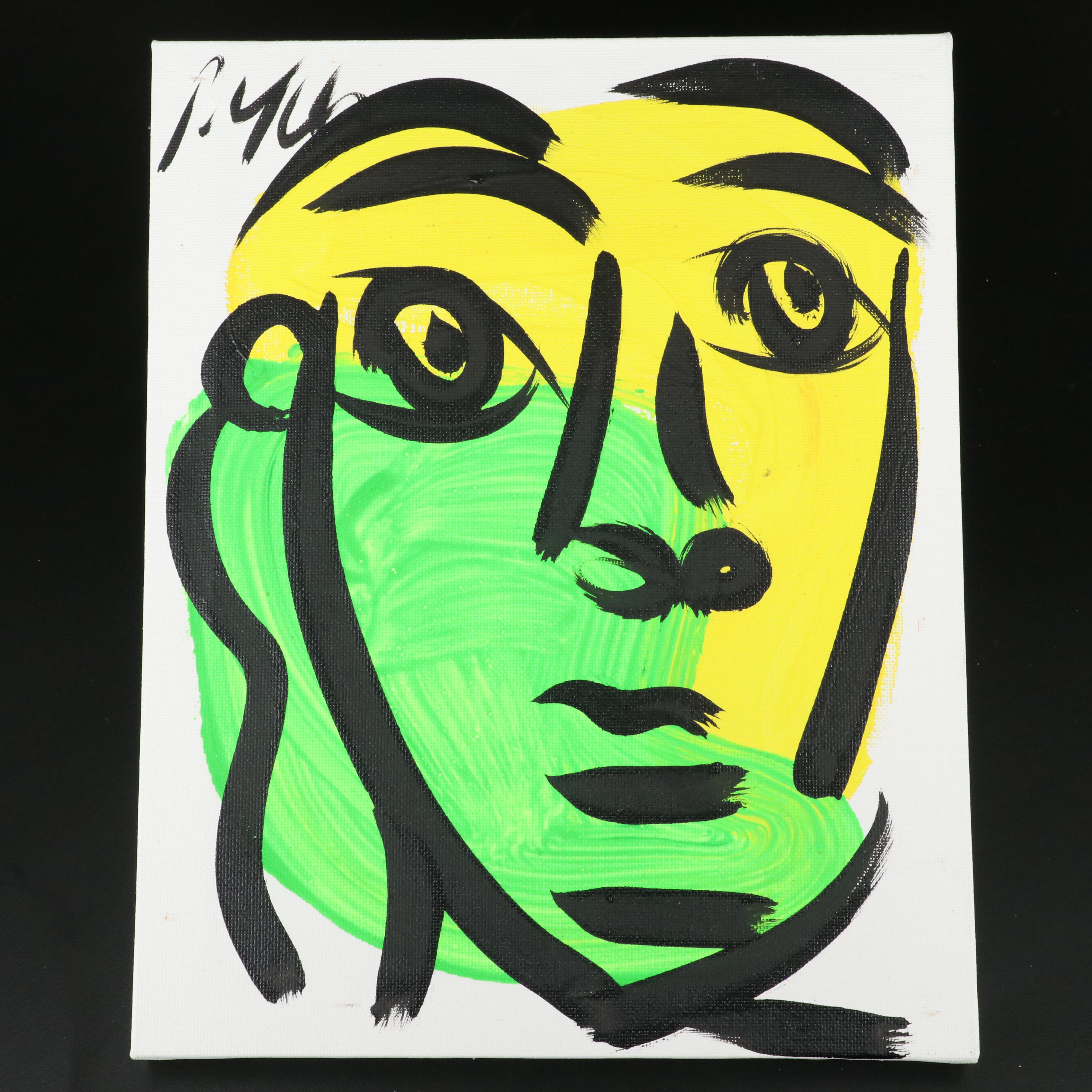 Peter Robert Keil Stylized Acrylic Portrait