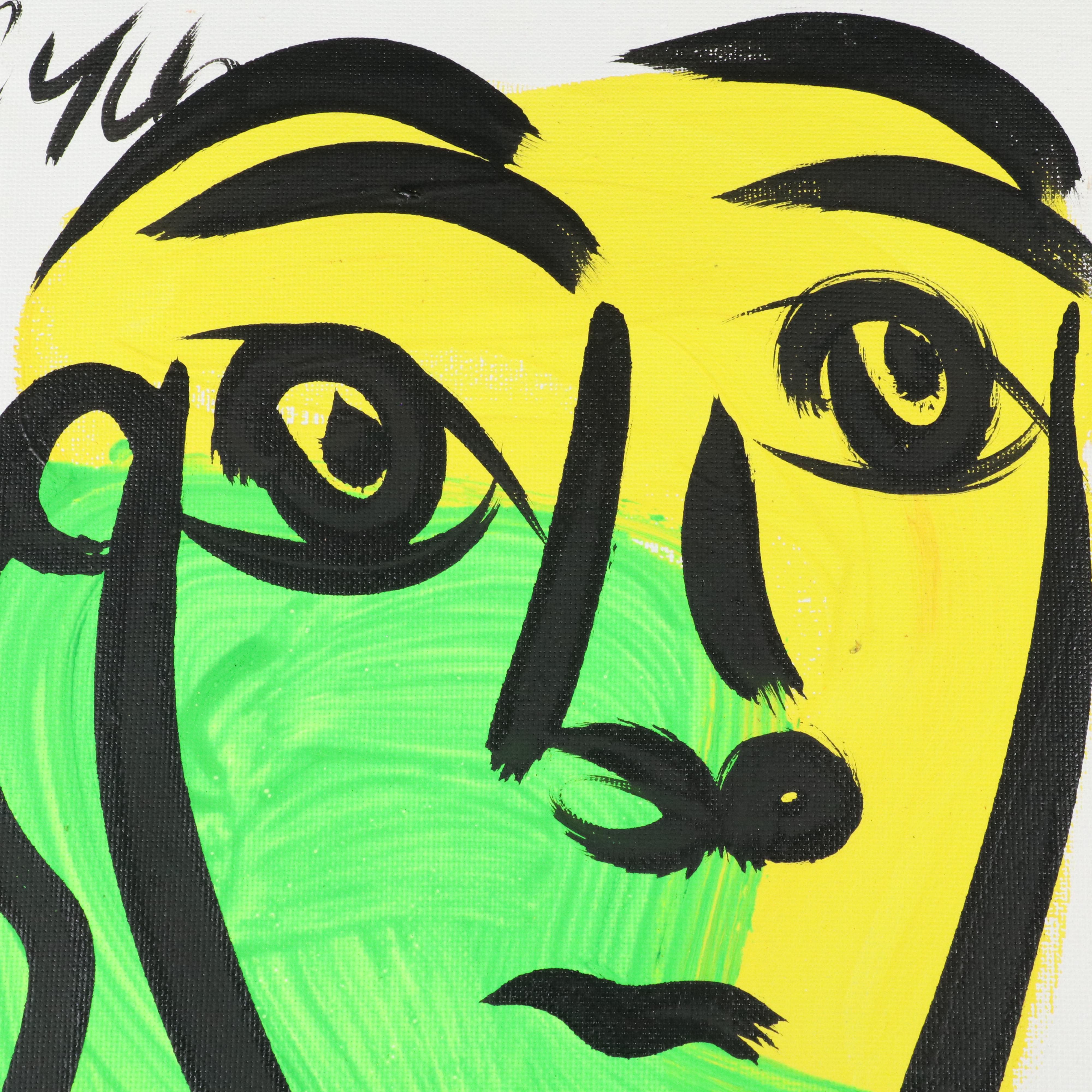 Peter Robert Keil Stylized Acrylic Portrait