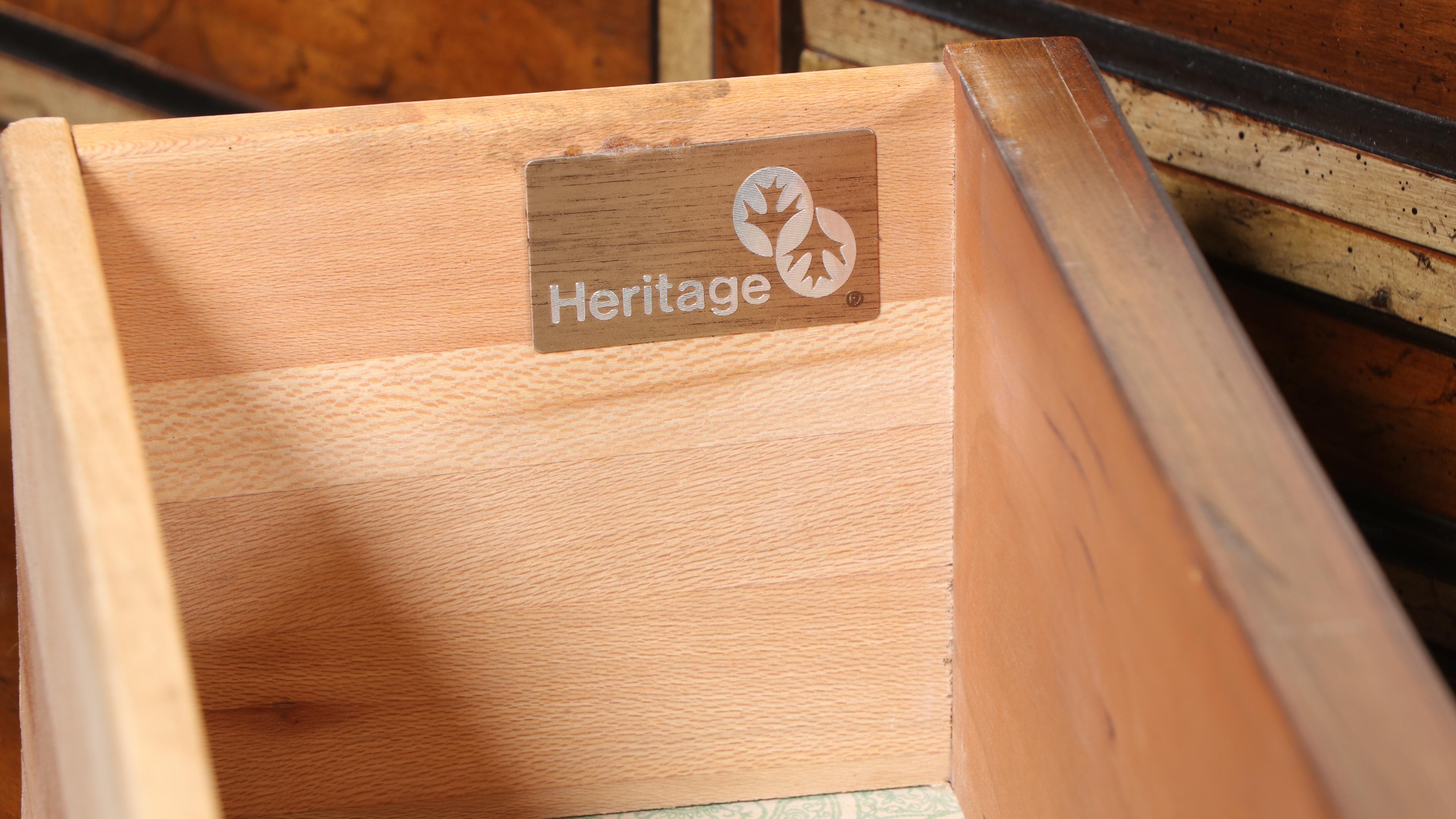 Drexel Heritage "Sketchbook" Cherrywood, Paint-Decorated, and Parcel Gilt Buffet