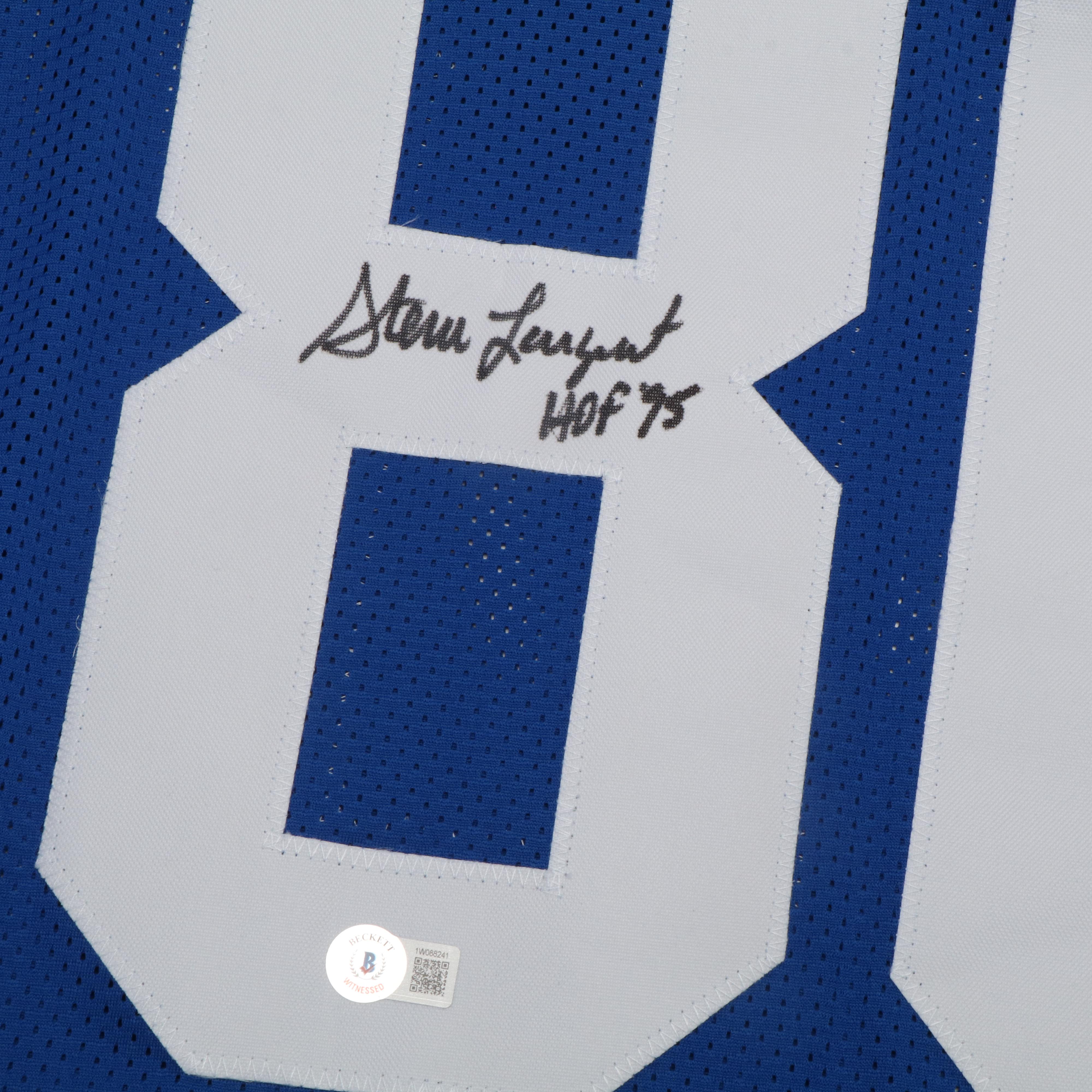 Steve Largent Signed “HOF ‘95” Seattle Seahawks Football Jersey, Beckett