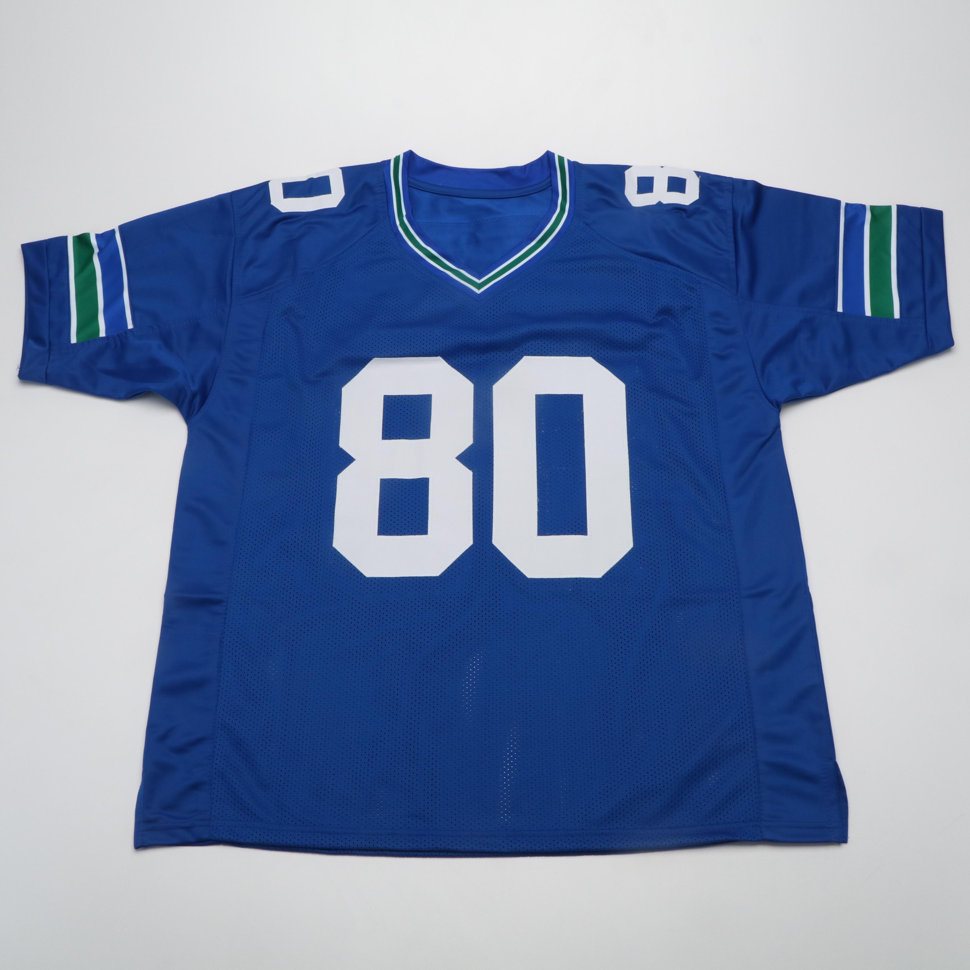 Steve Largent Signed “HOF ‘95” Seattle Seahawks Football Jersey, Beckett