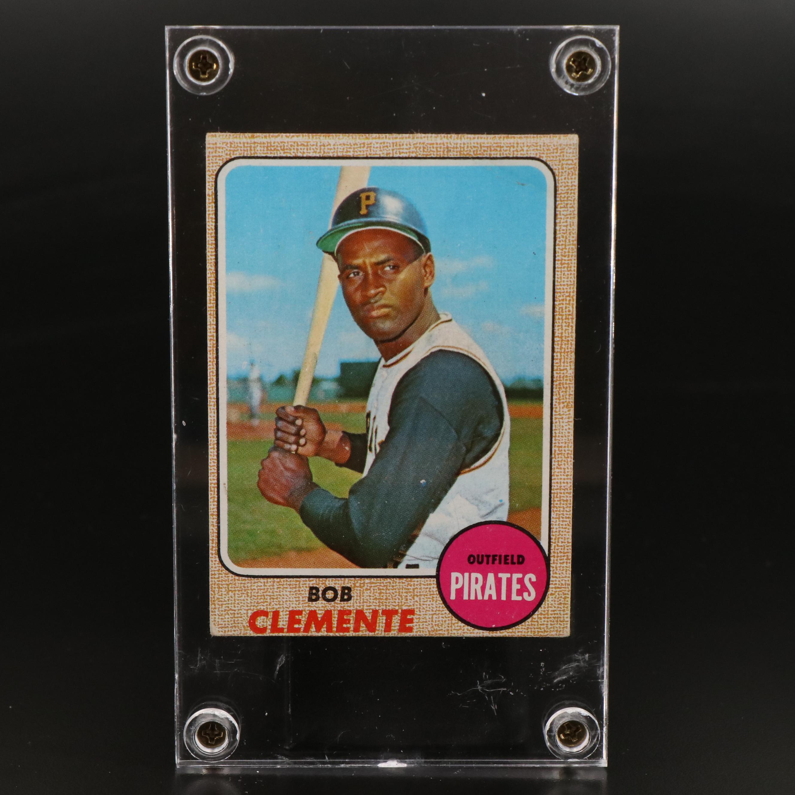 1968 Topps Roberto Clemente Pittsburgh Pirates Baseball Card