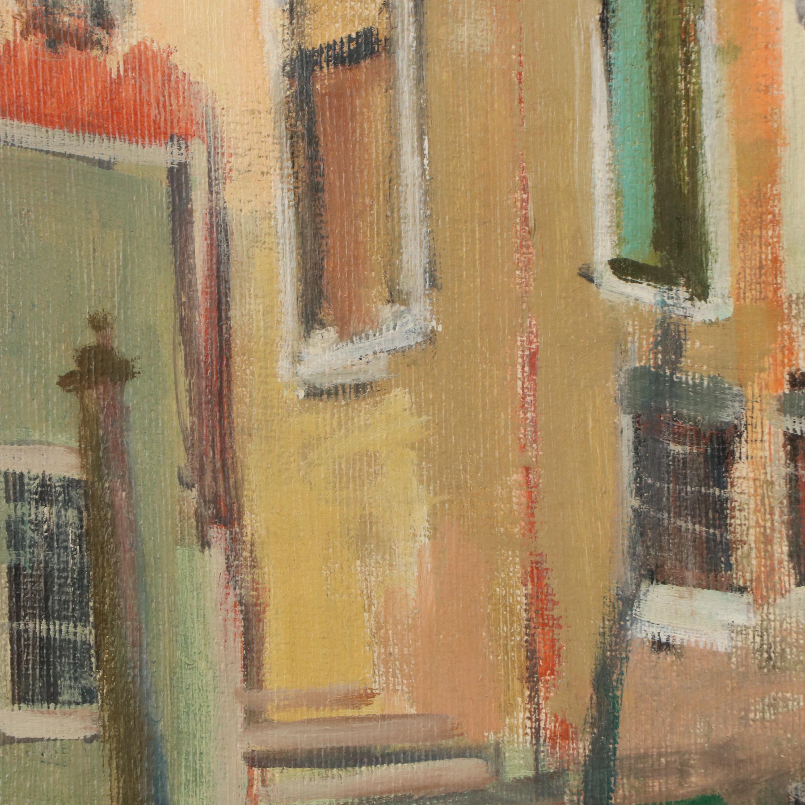 Marco Novati Venetian Oil Painting, 1962