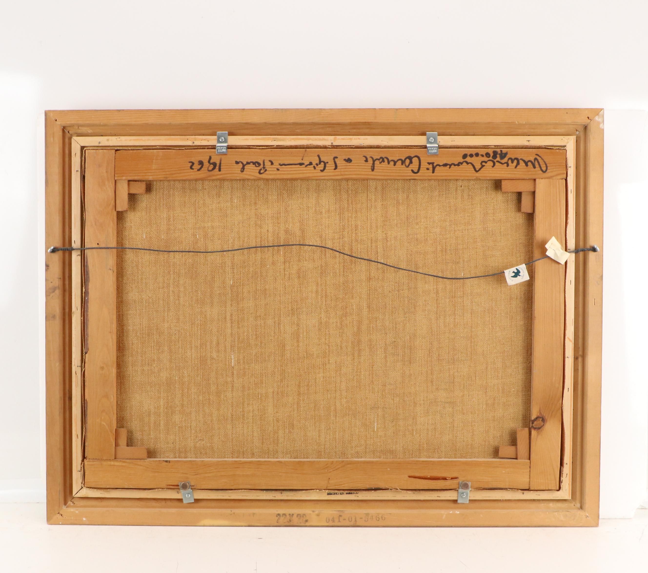 Marco Novati Venetian Oil Painting, 1962