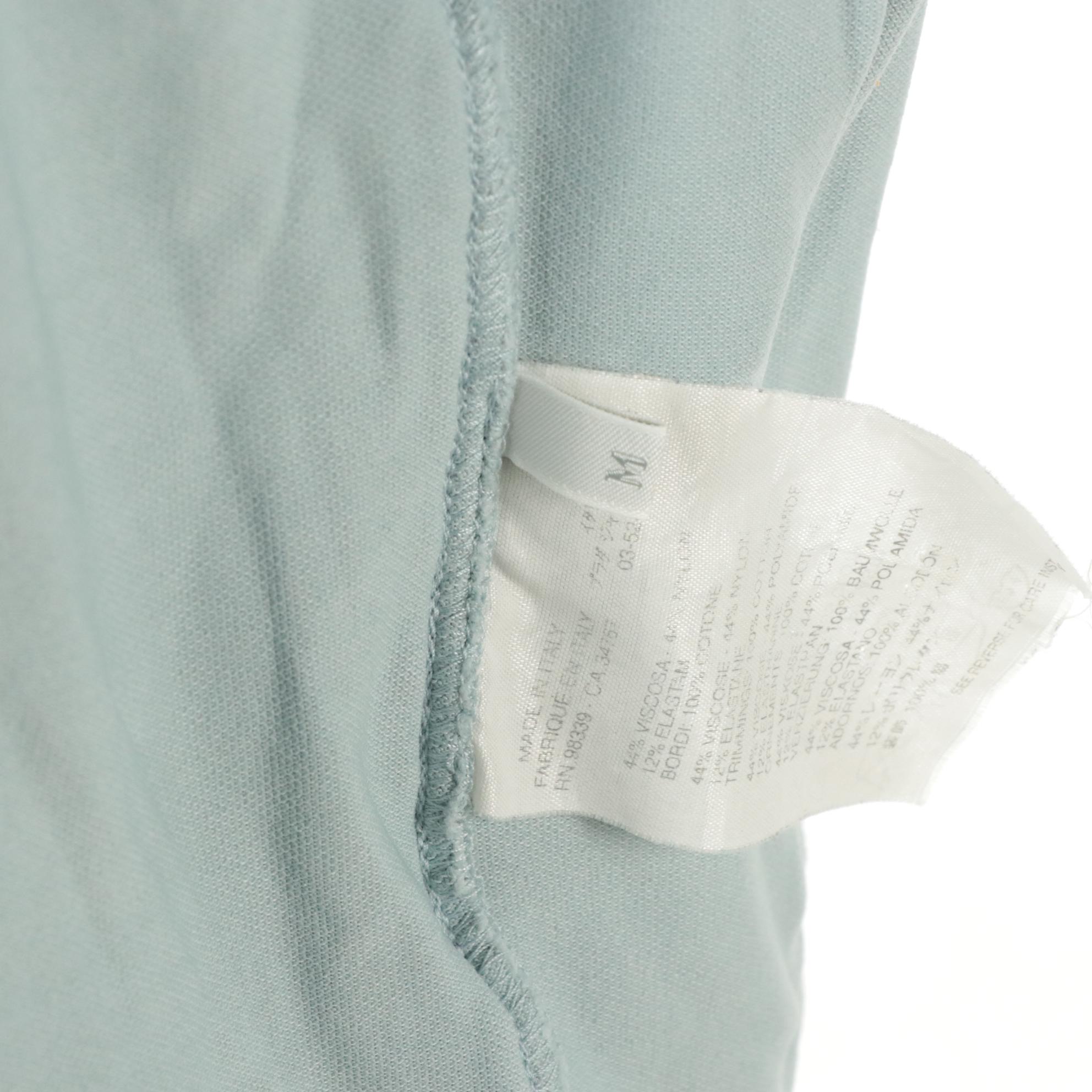 Men's Prada Sport Faded Blue Viscose Blend Zipper-Front Jacket