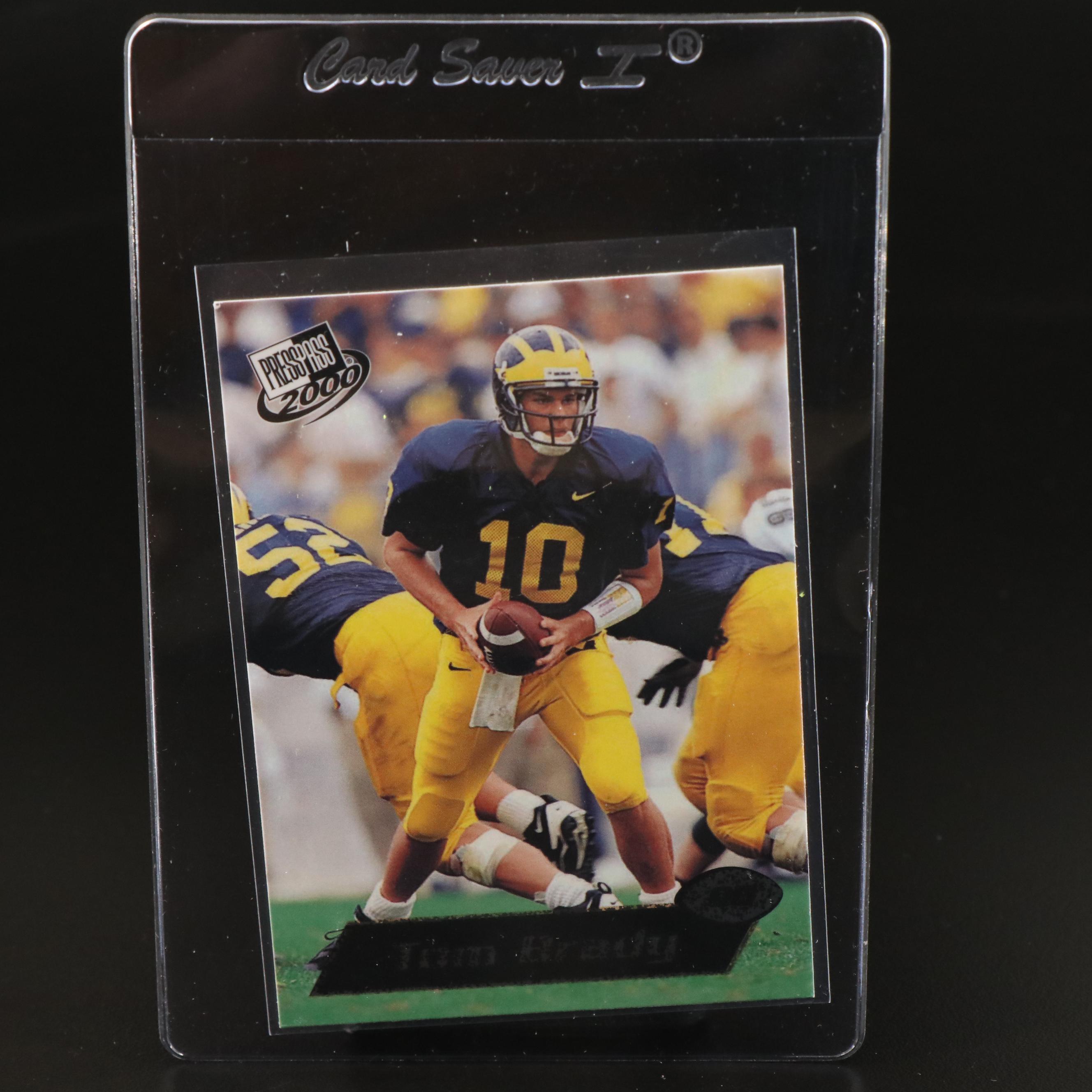 2000 Press Pass Tom Brady Rookie Football Card