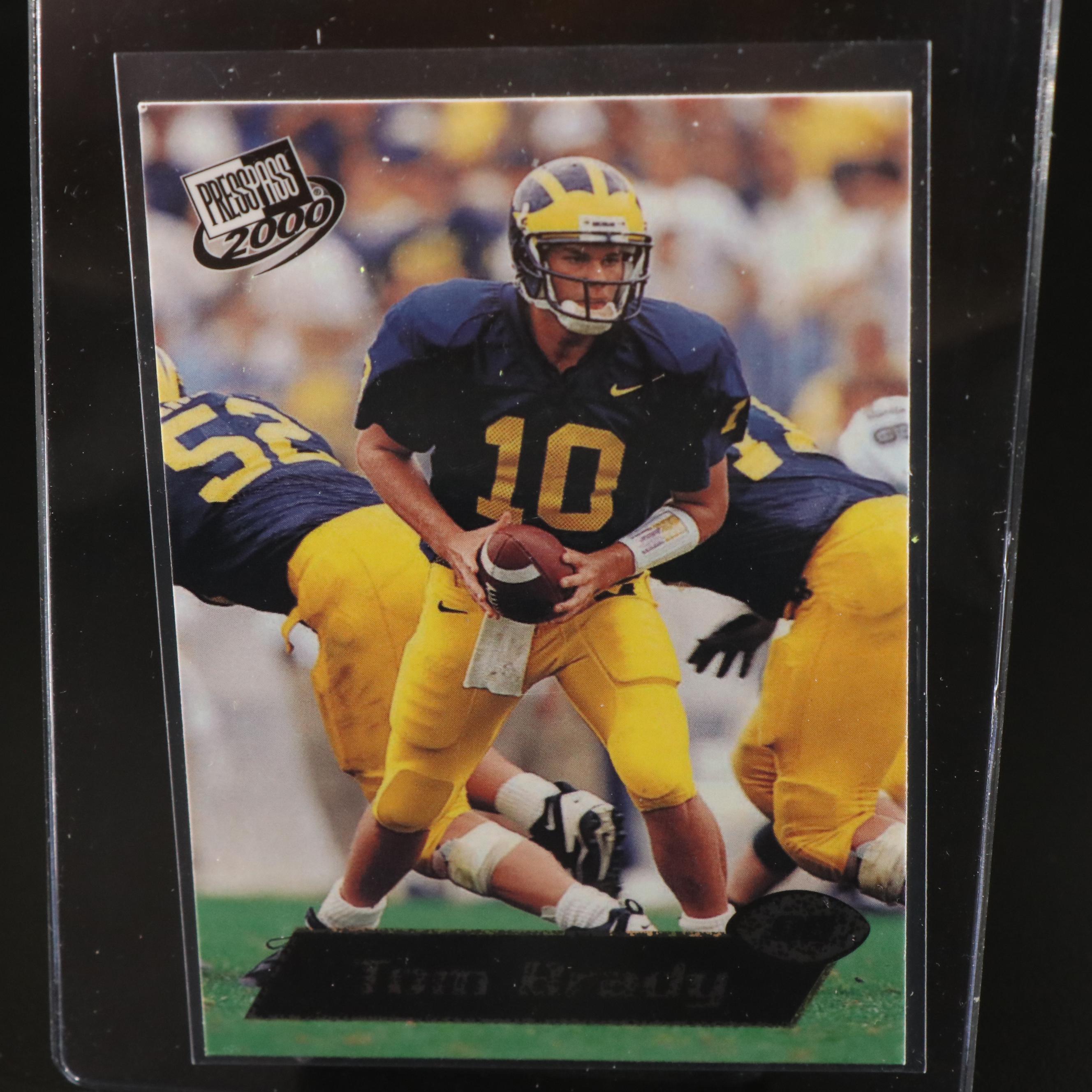 2000 Press Pass Tom Brady Rookie Football Card