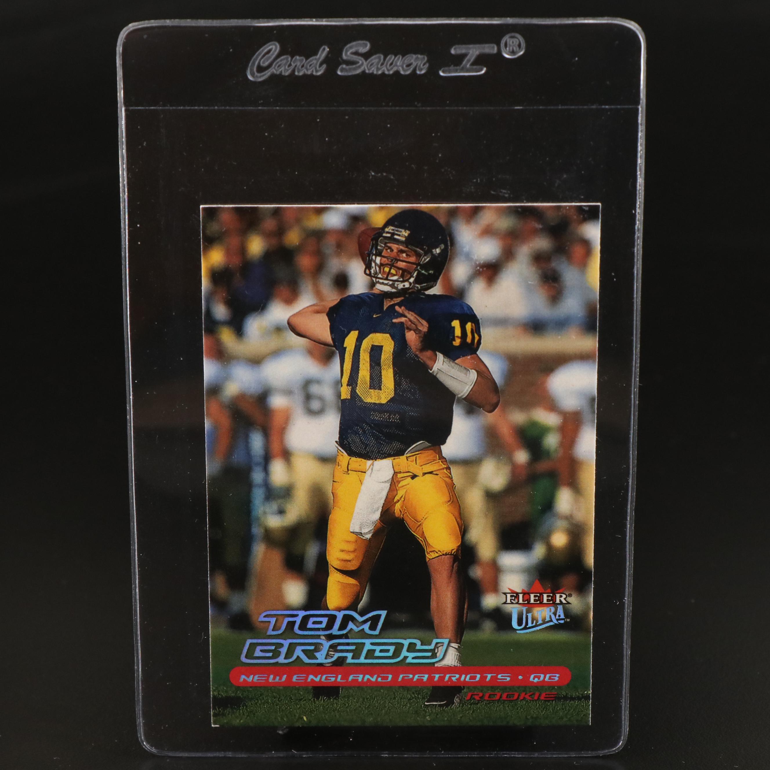 2000 Fleer Ultra Tom Brady New England Patriots Rookie Football Card