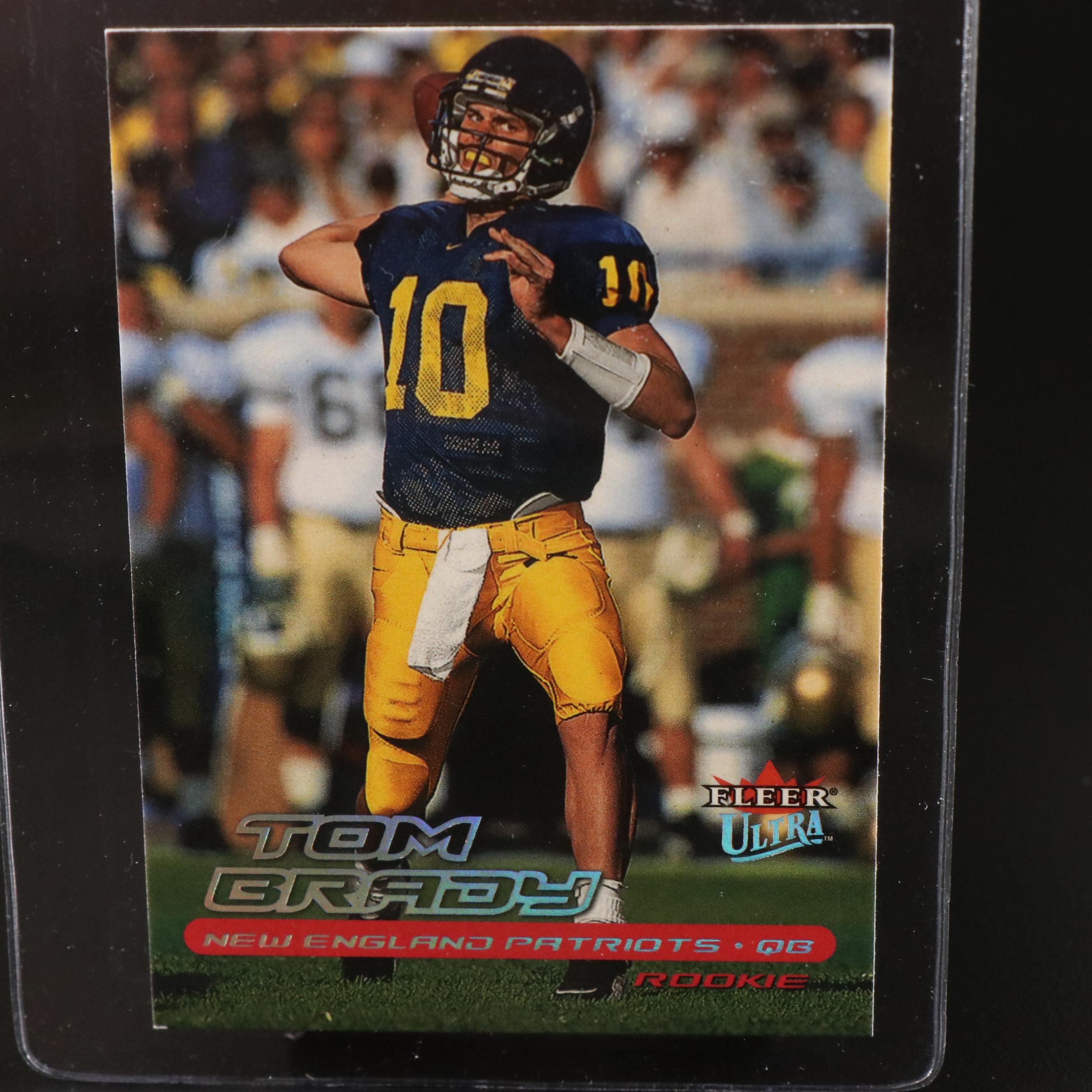 2000 Fleer Ultra Tom Brady New England Patriots Rookie Football Card
