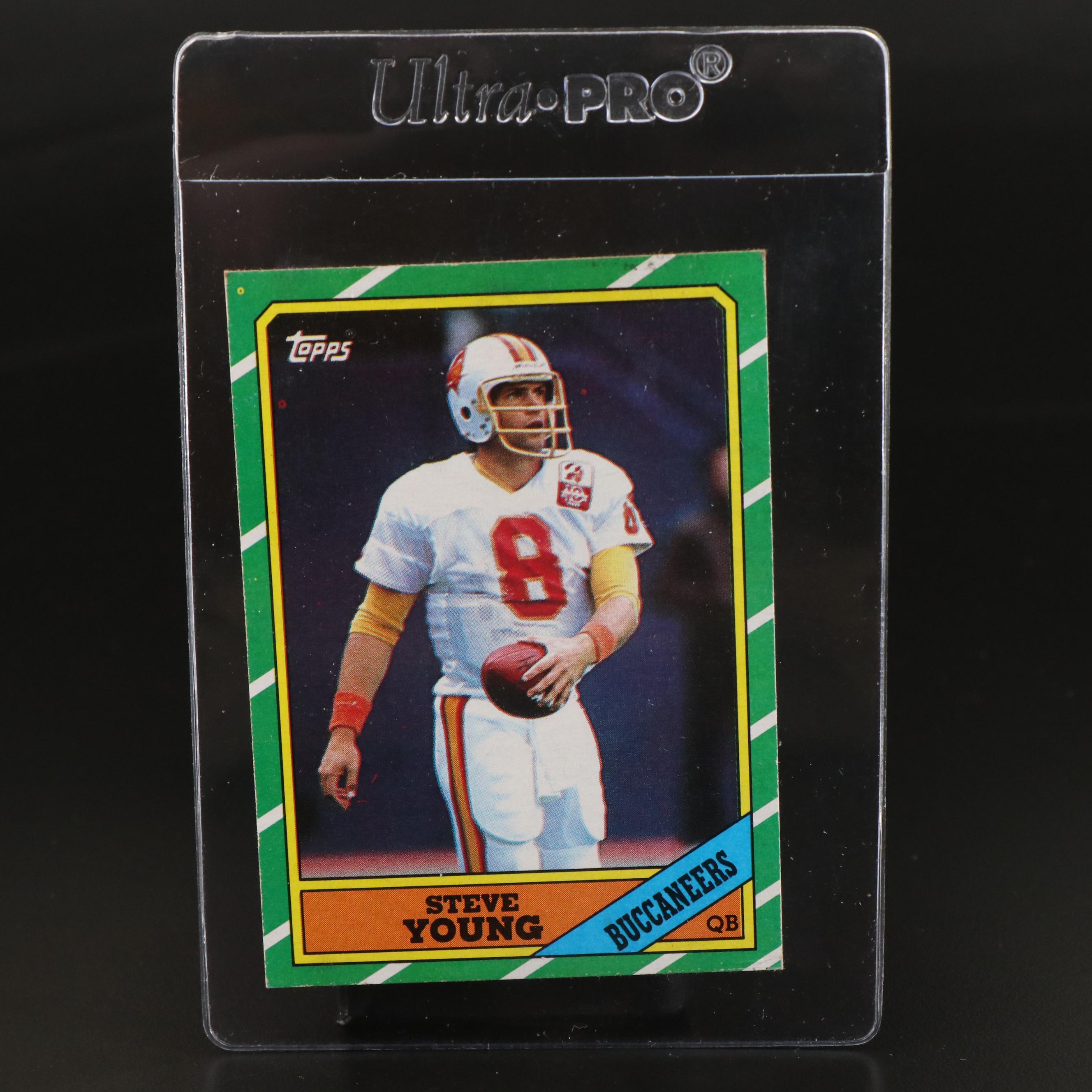 1986 Topps Steve Young Tampa Bay Buccaneers Rookie Football Card