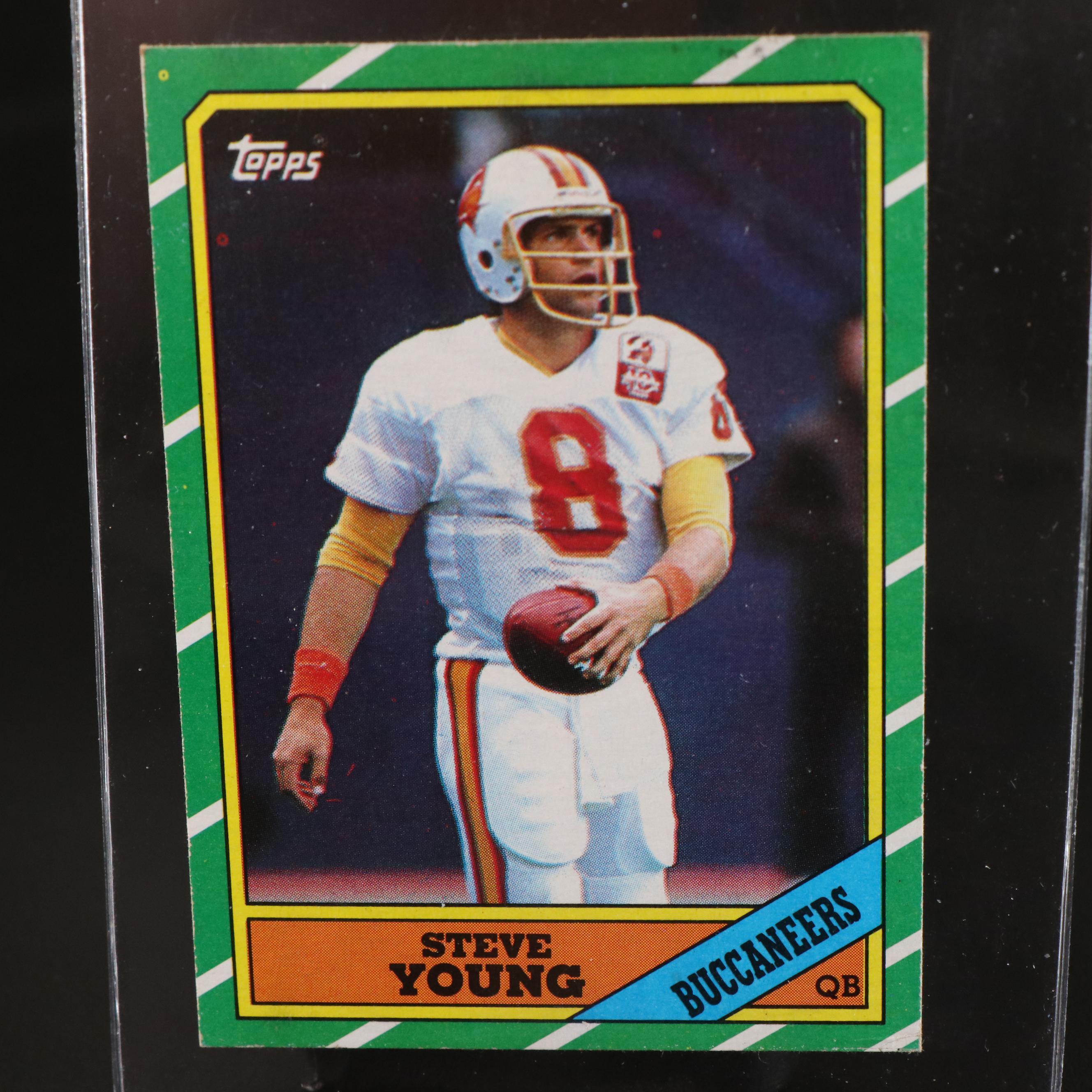 1986 Topps Steve Young Tampa Bay Buccaneers Rookie Football Card